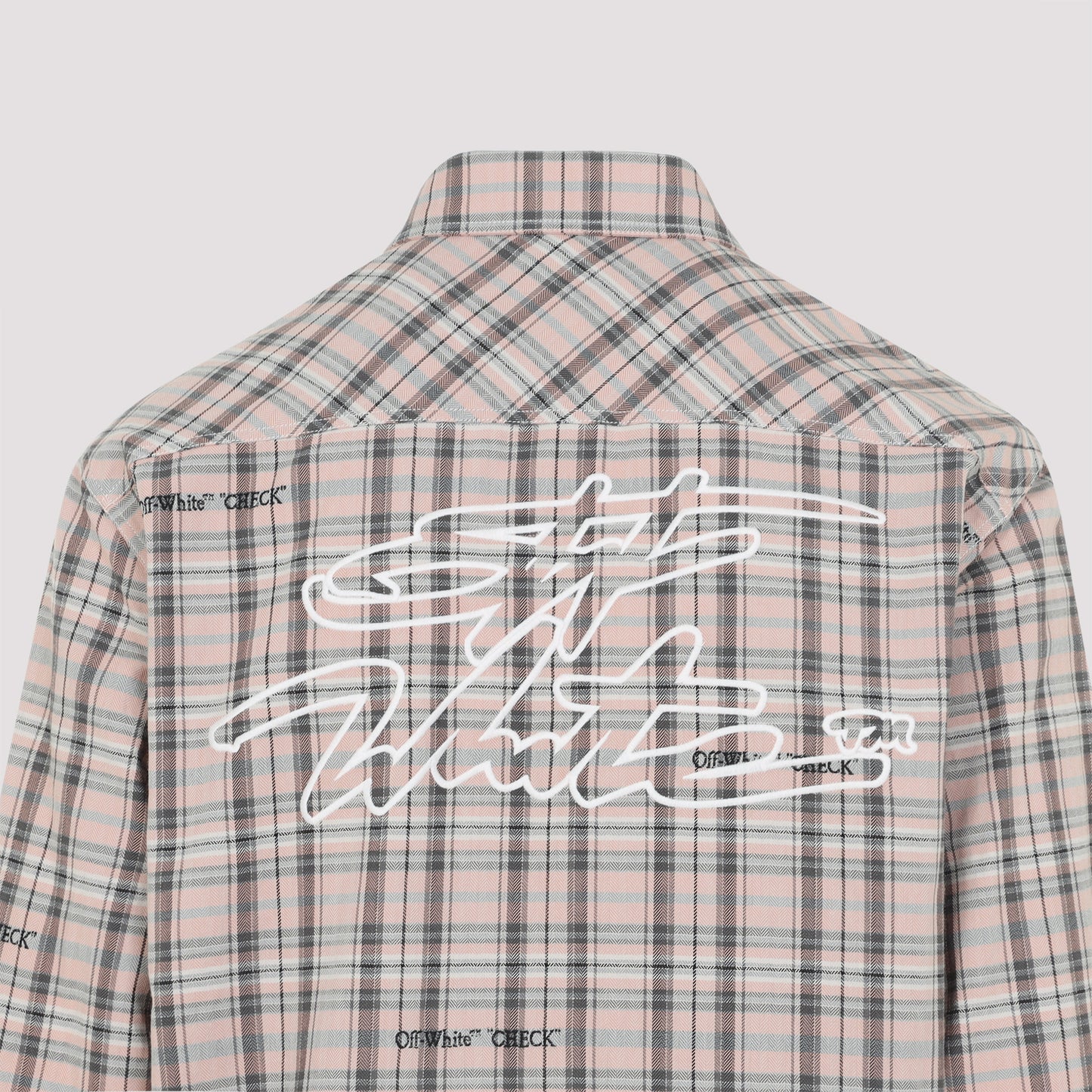 Off White Flannel Shirt Men OFF-WHITE