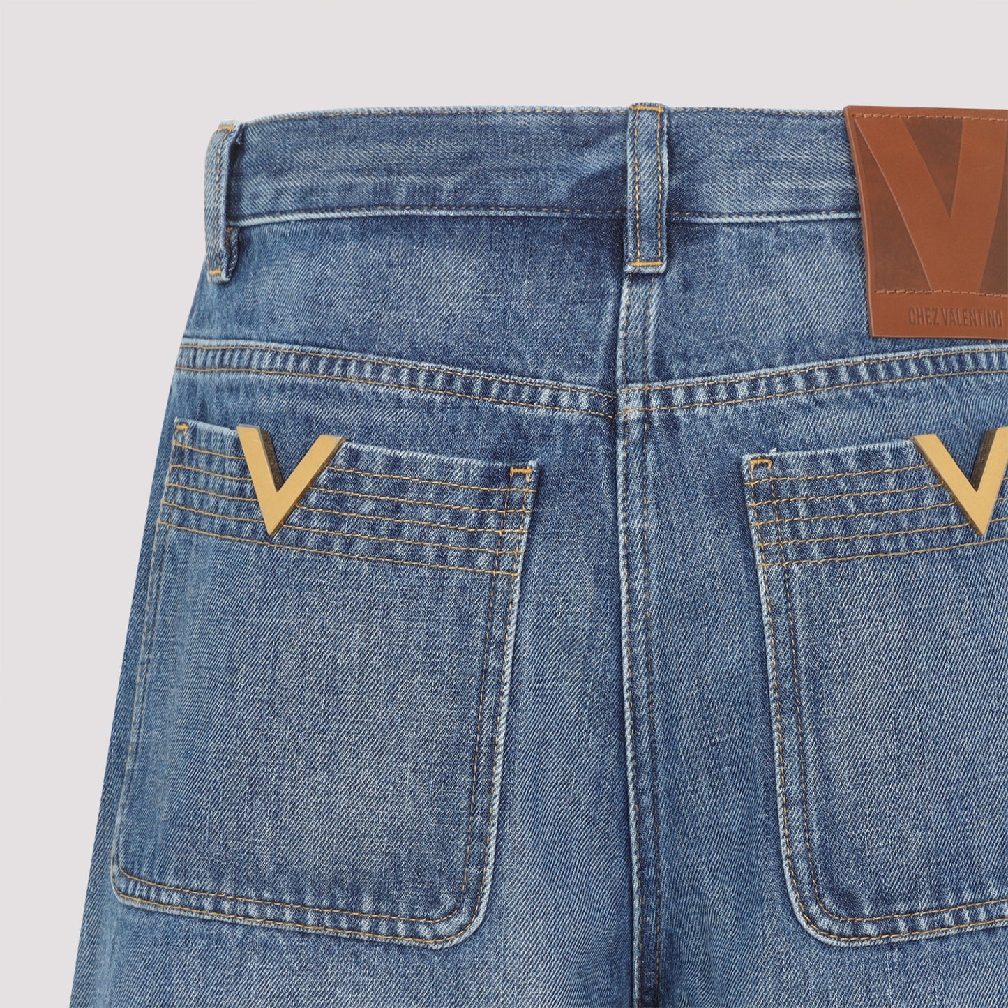 Valentino Denim Shorts Women VALENTINO