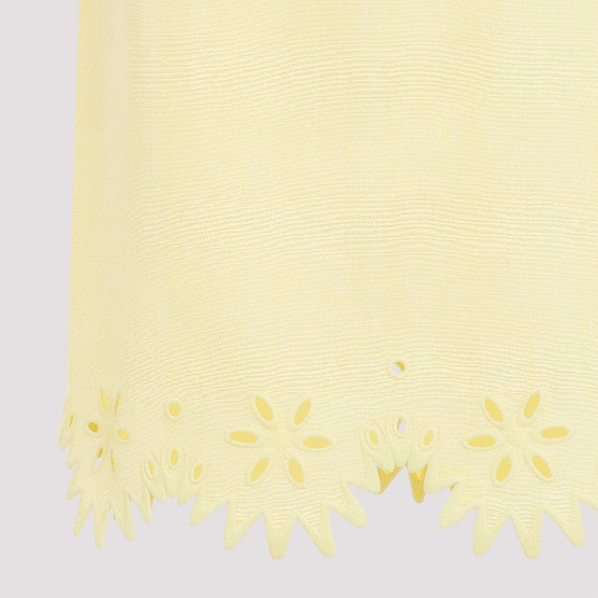 Bottega Veneta Grainy English Embroidery Midi Skirt Women Women BOTTEGA VENETA