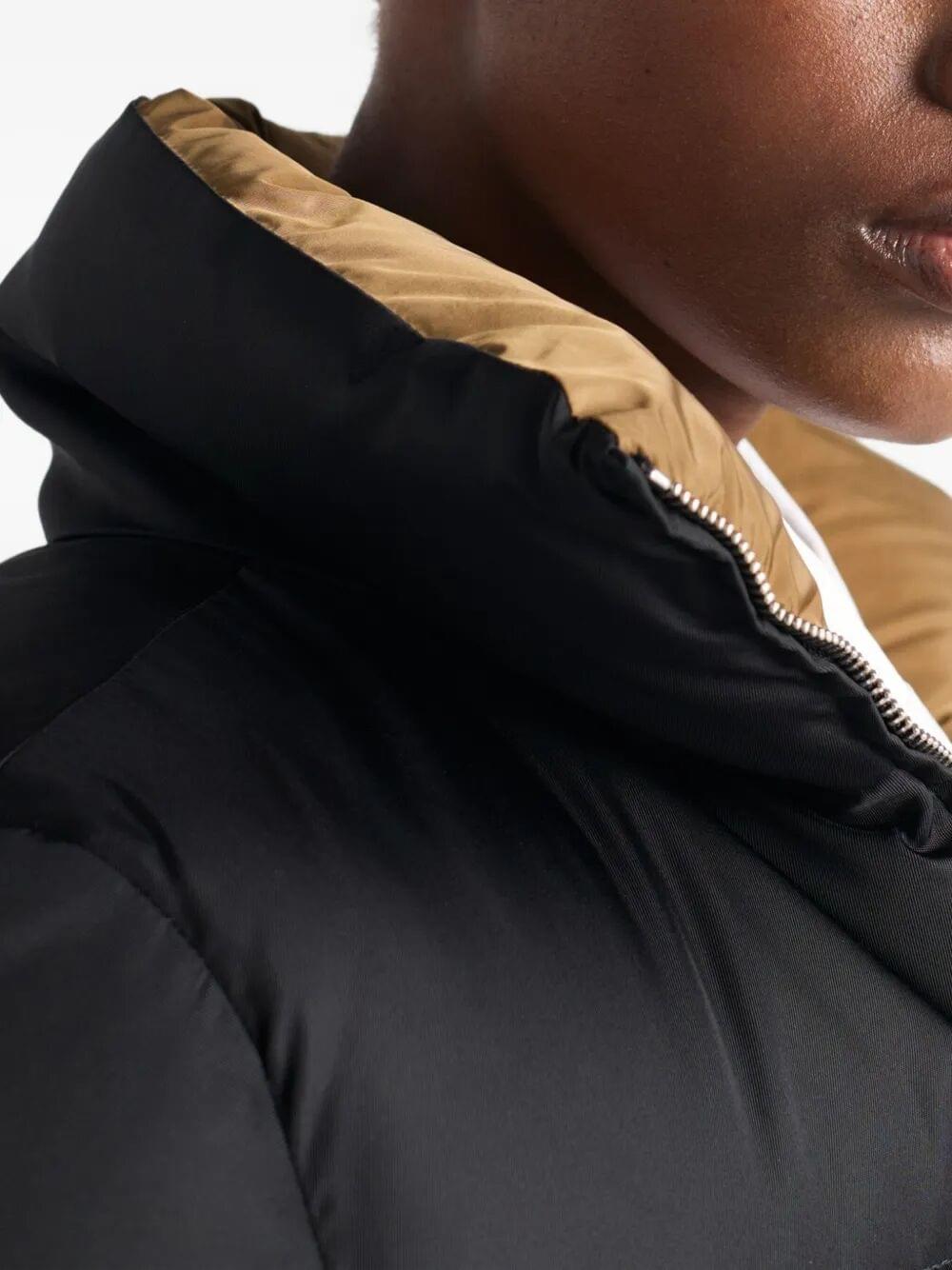 Prada Women Cropped Fit Stand-Up Collar Down Jacket PRADA
