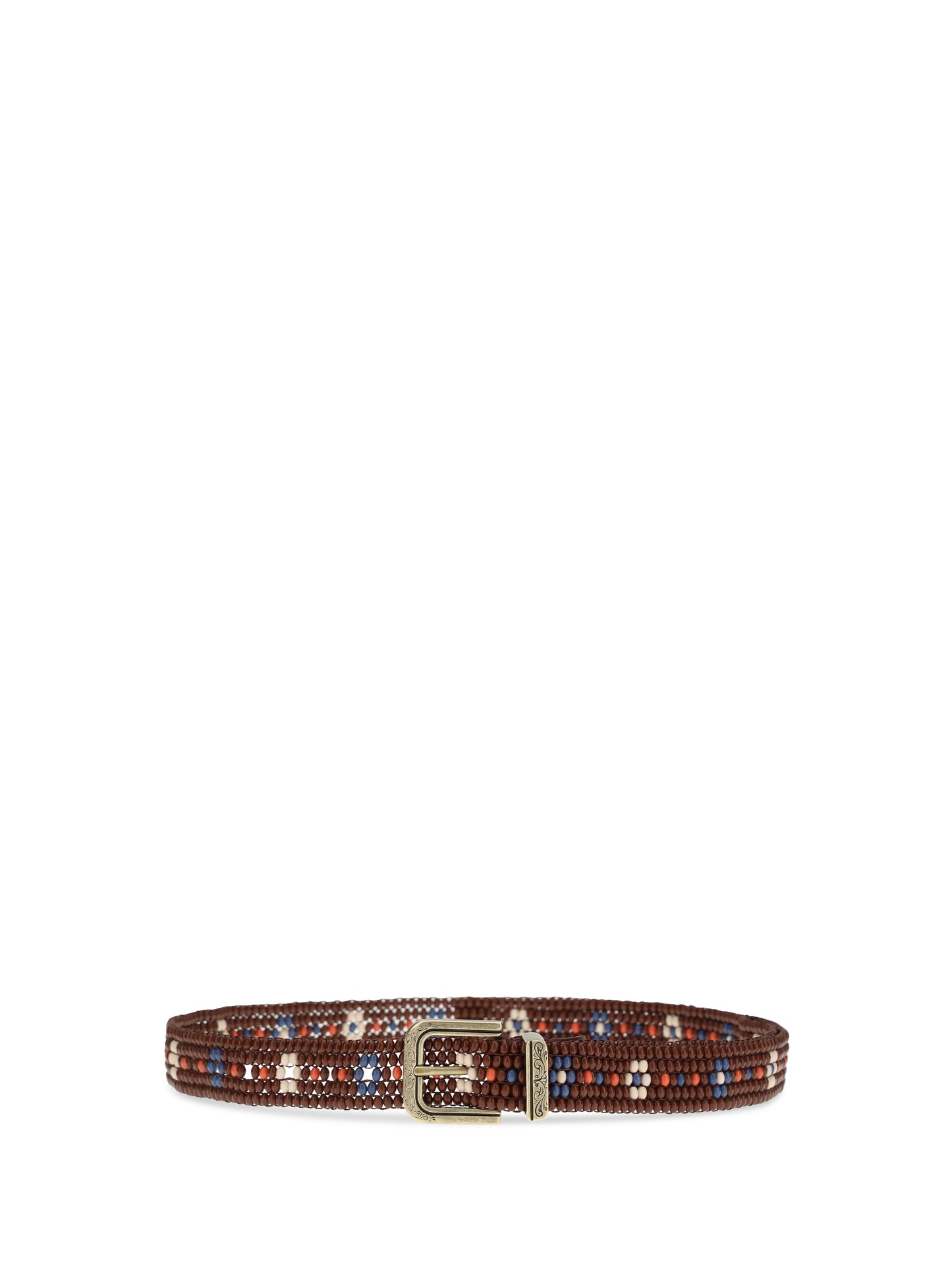 Etro Women Beaded Belt With Floral Motif ETRO
