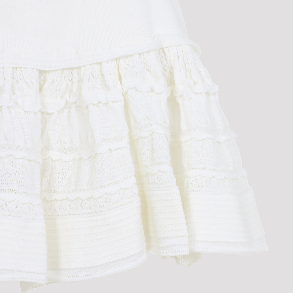 Alaïa Ruffle Mini Skirt Women ALAIA