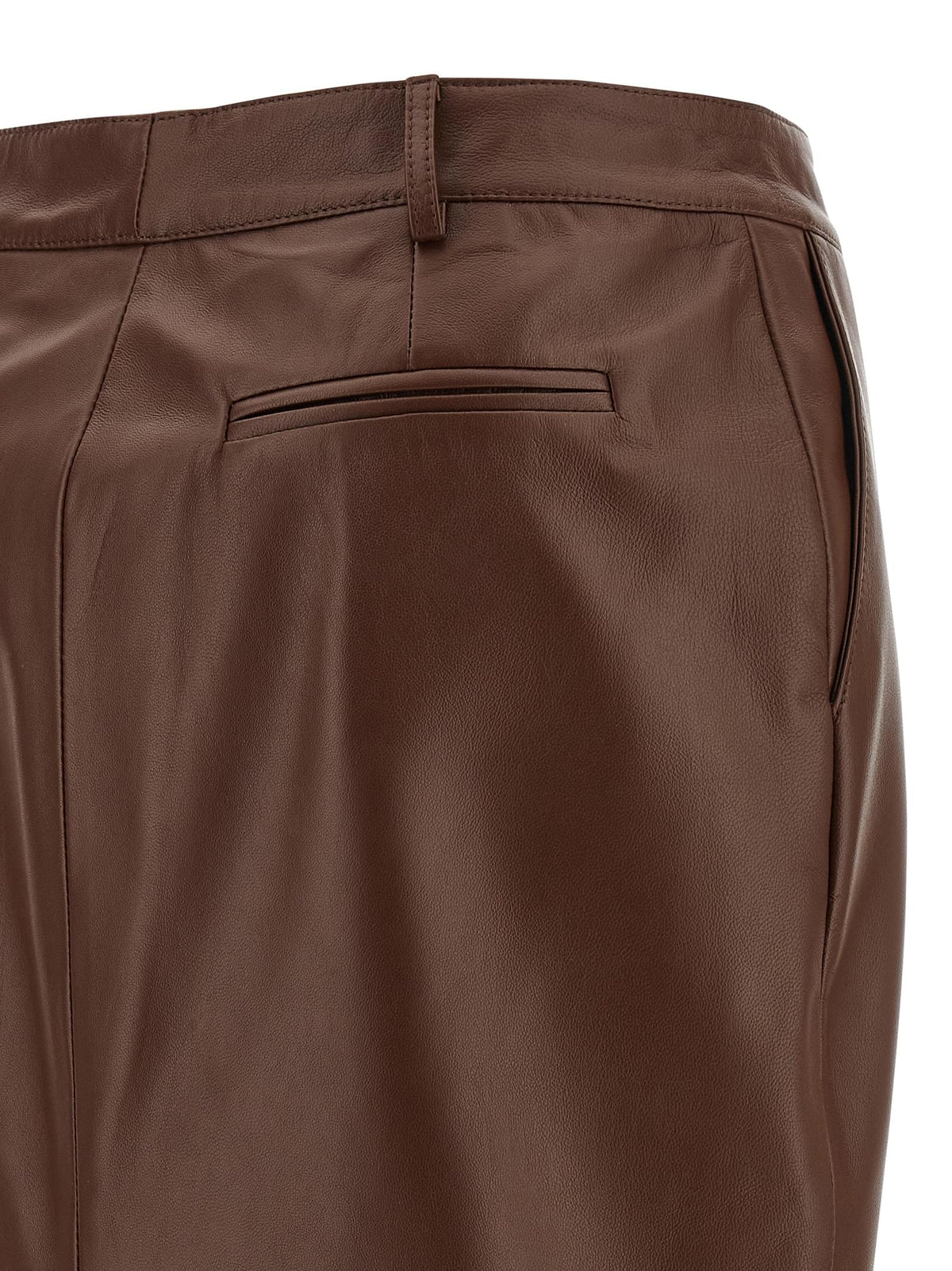 Giuseppe Di Morabito Women Leather Skirt GIUSEPPE DI MORABITO