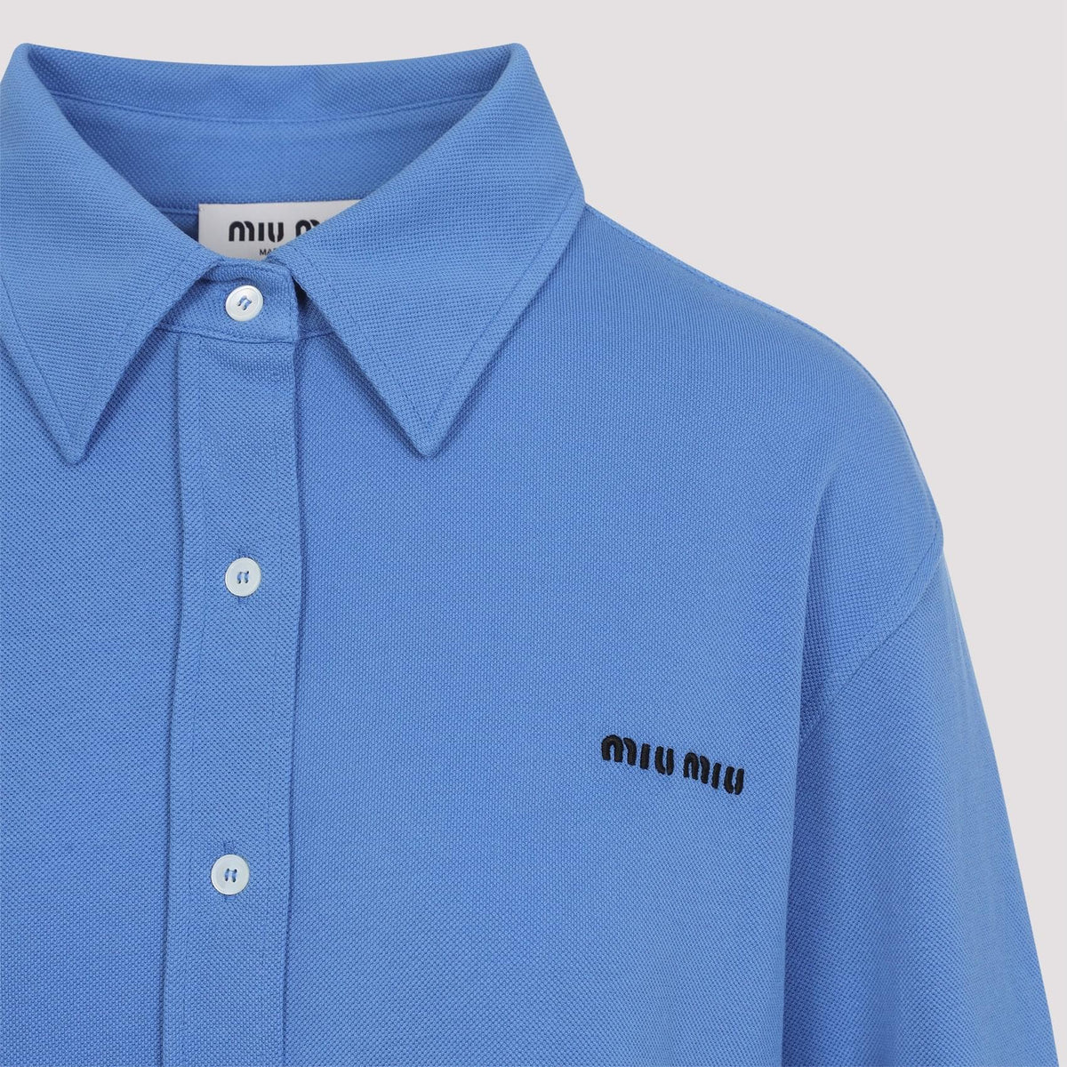 Miu Miu Piquet Shirt Women MIU MIU