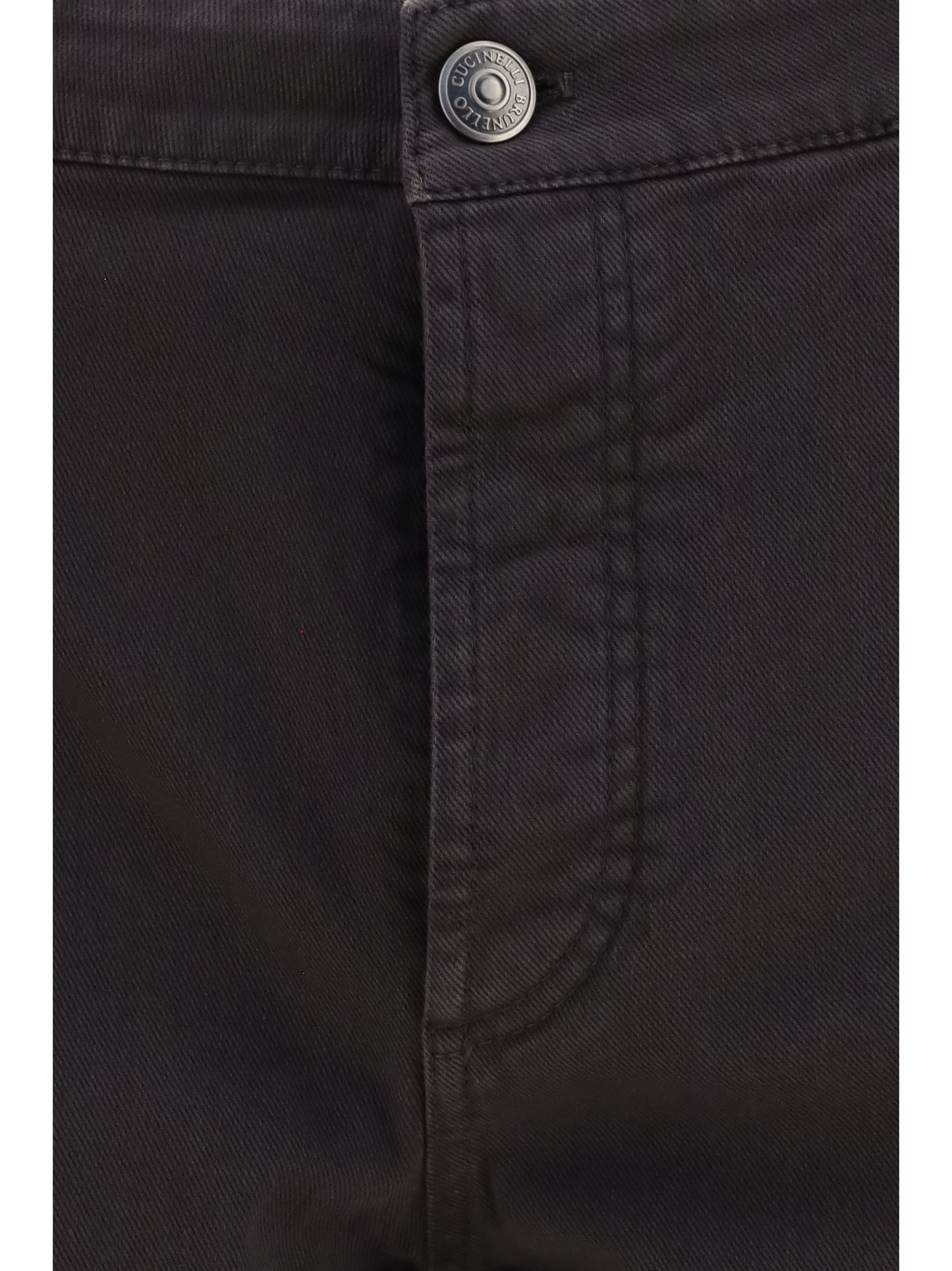 Brunello Cucinelli Men Jeans With Turn-Up Hem BRUNELLO CUCINELLI