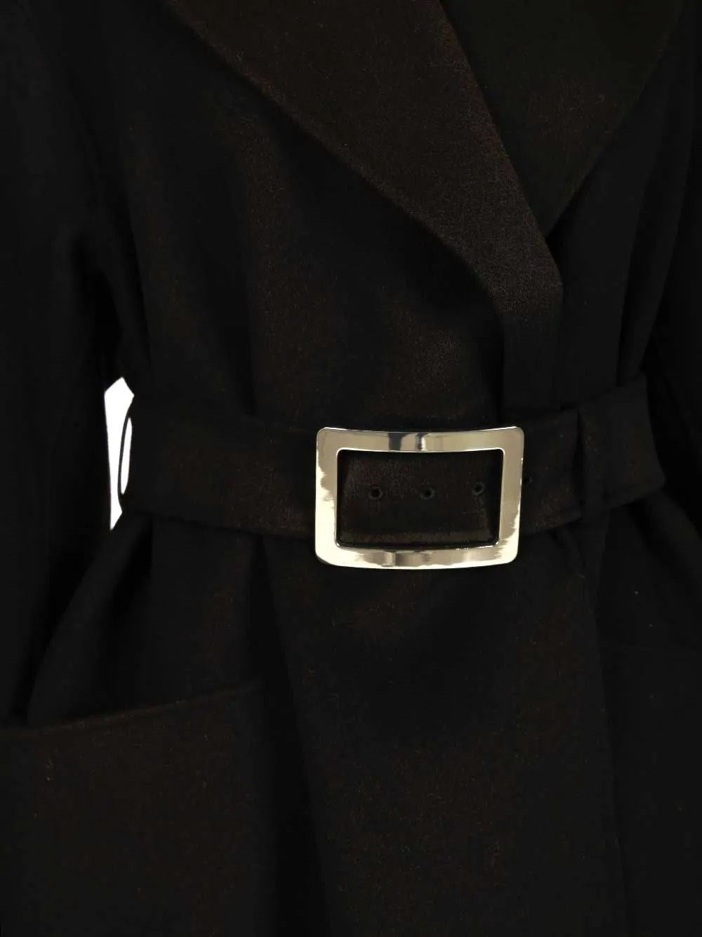 Sportmax Women Pure Wool Dressing Gown Coat SPORTMAX