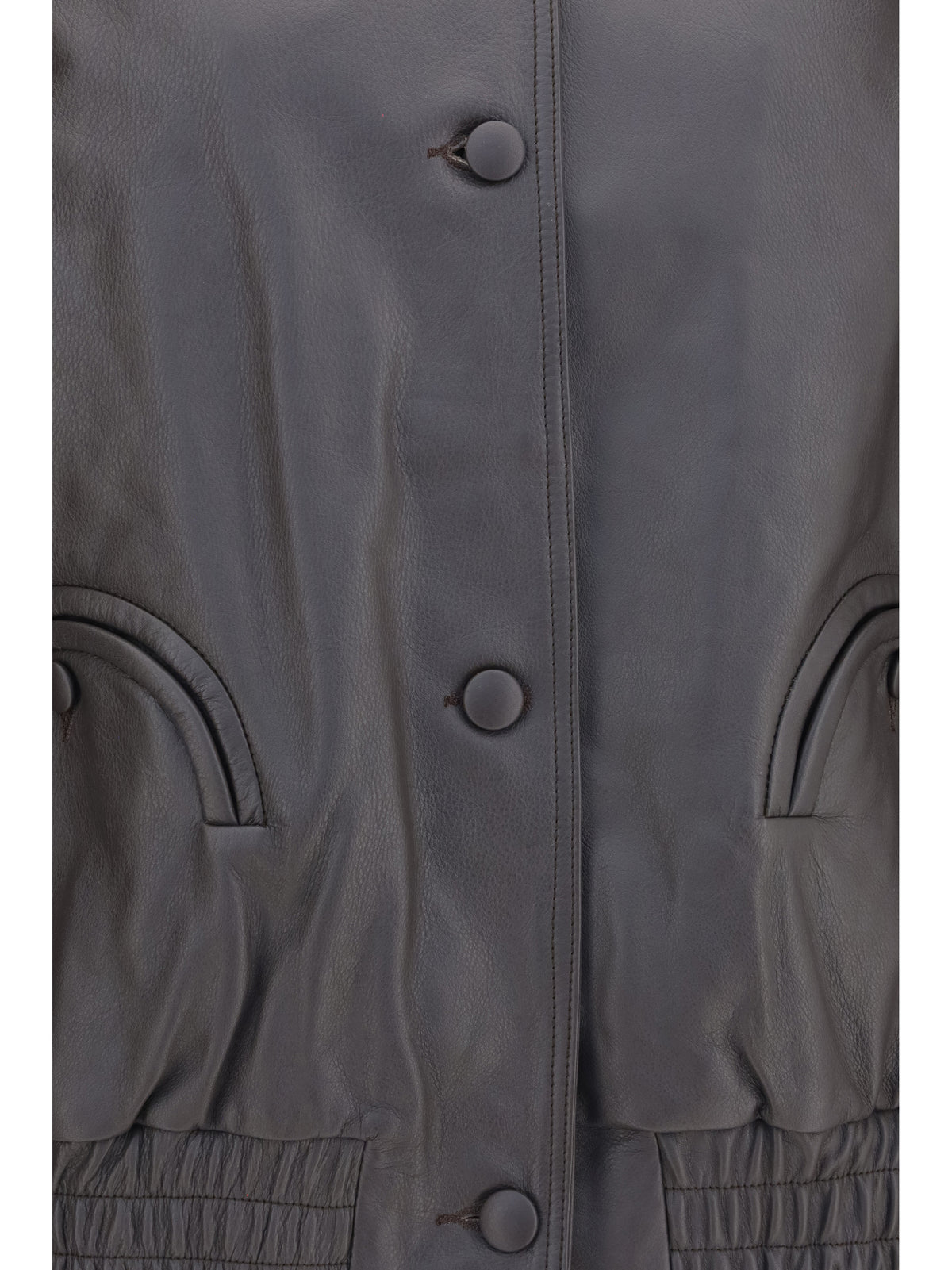 Blazè Milano Women Charlie Ares Leather Bomber Jacket