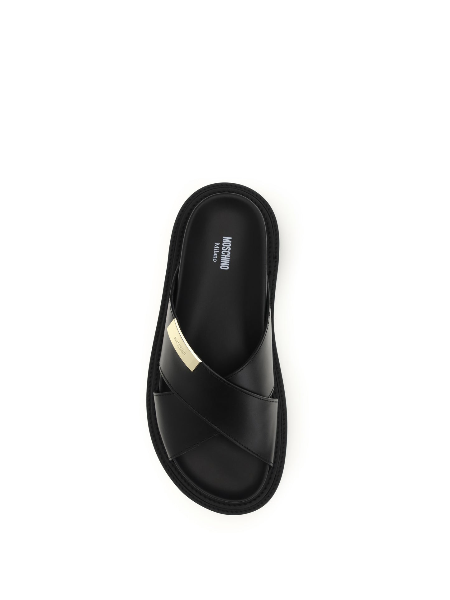 Moschino Men Leather Sandals MOSCHINO