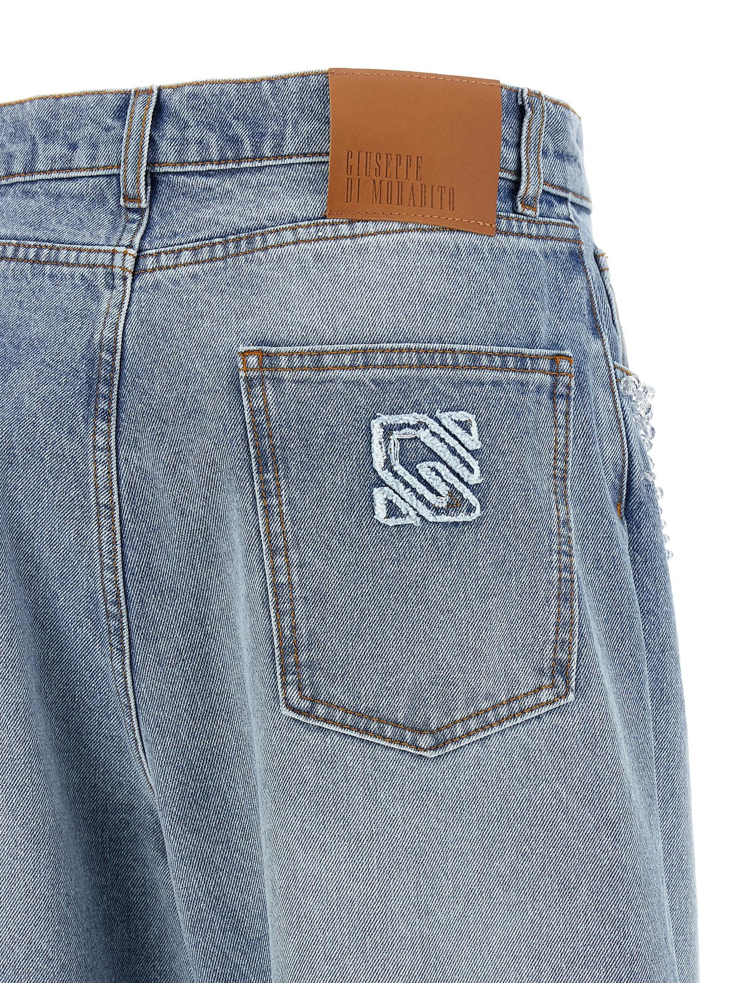 Giuseppe Di Morabito Women Crystal Jeans