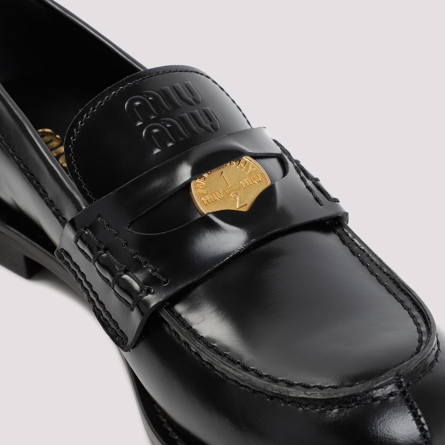 Miu Miu Leather Loafers Women MIU MIU