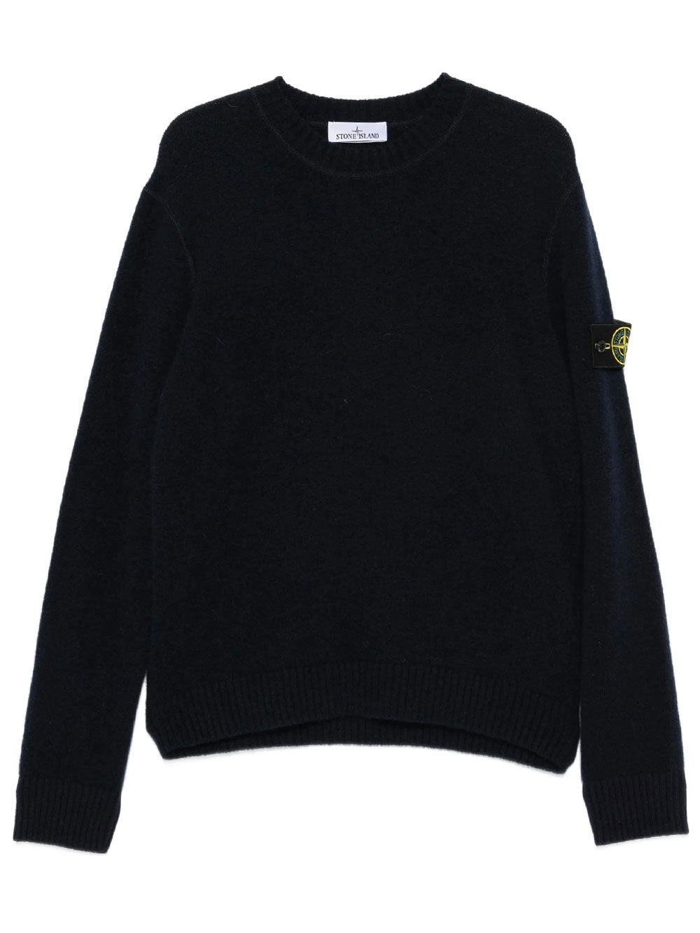 Stone Island Men Maglione Girocollo In Lana Con Bordi A Costine STONE ISLAND