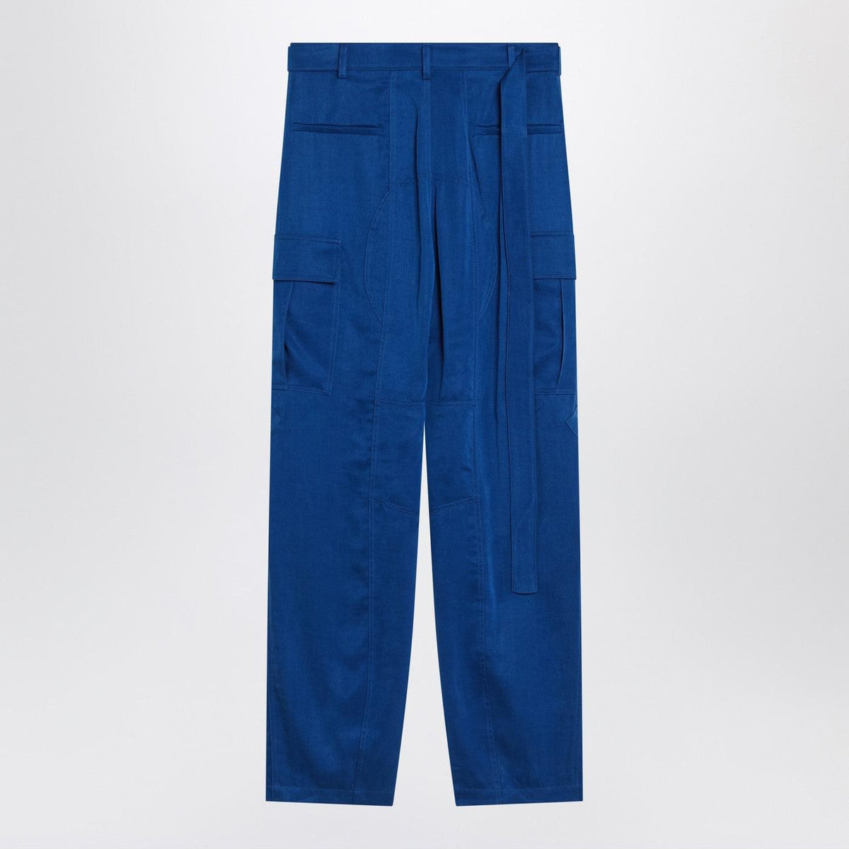 Ferragamo Electric Blue Cargo Trousers Women FERRAGAMO