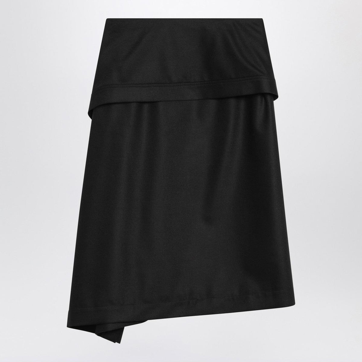 Ferragamo Asymmetric Black Skirt With Basque Women FERRAGAMO