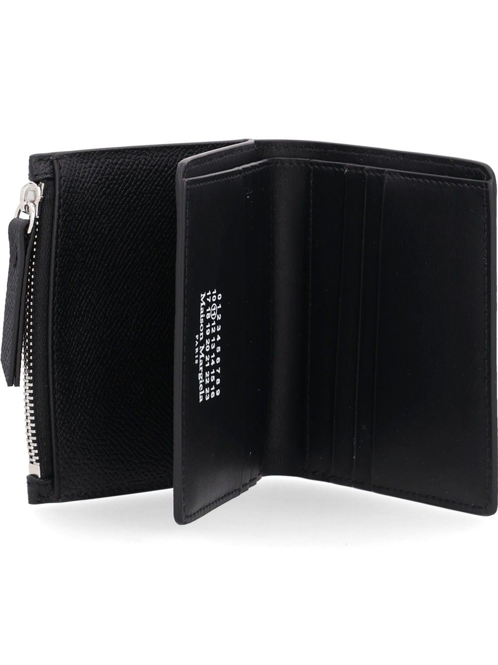 Maison Margiela Women Compact Leather Wallet With Side Zip MAISON MARGIELA