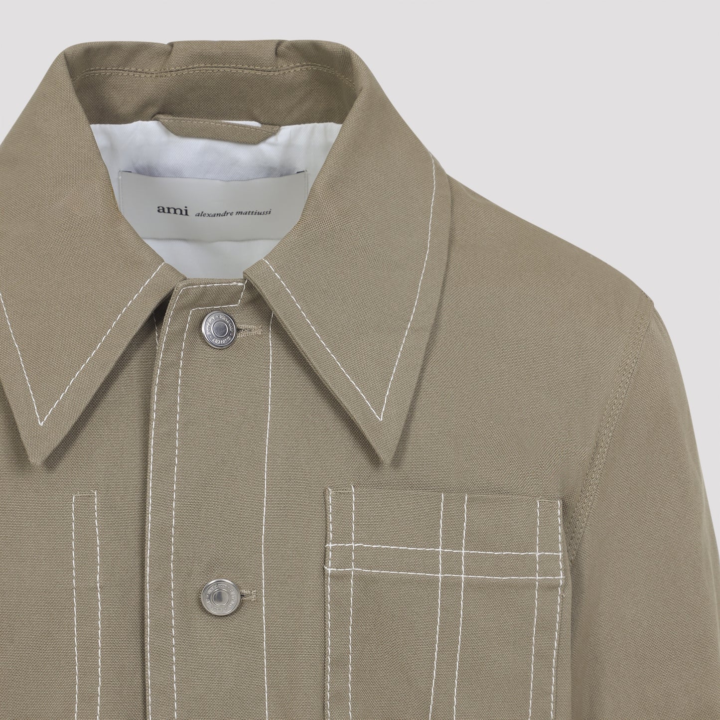 Ami Worker Buttoned Jacket Men AMI PARIS