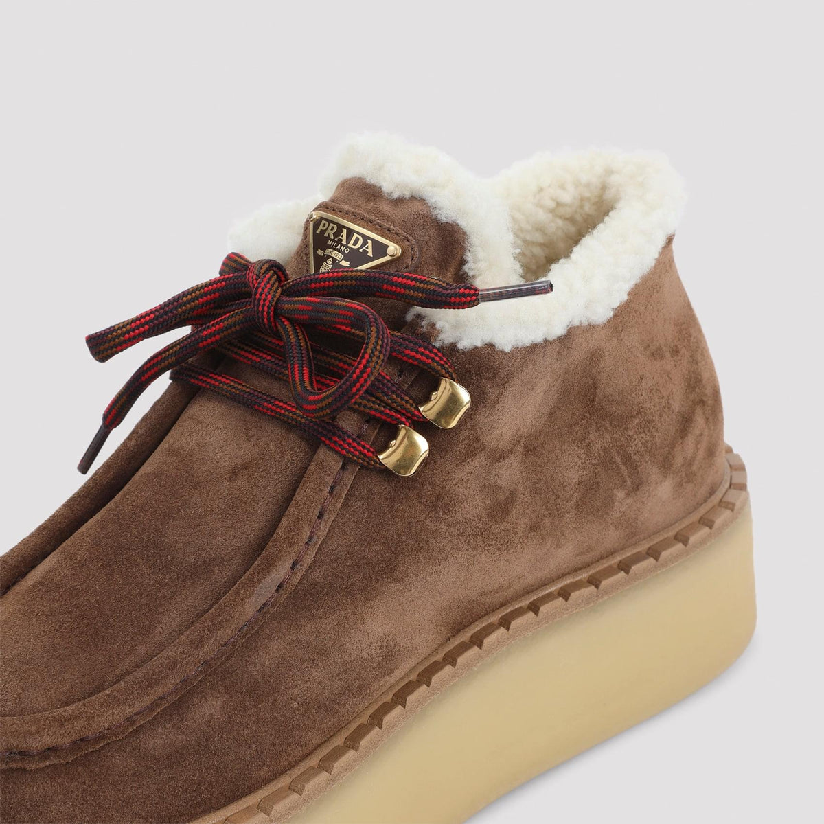 Prada Lace-Up Ankle Boots Women PRADA
