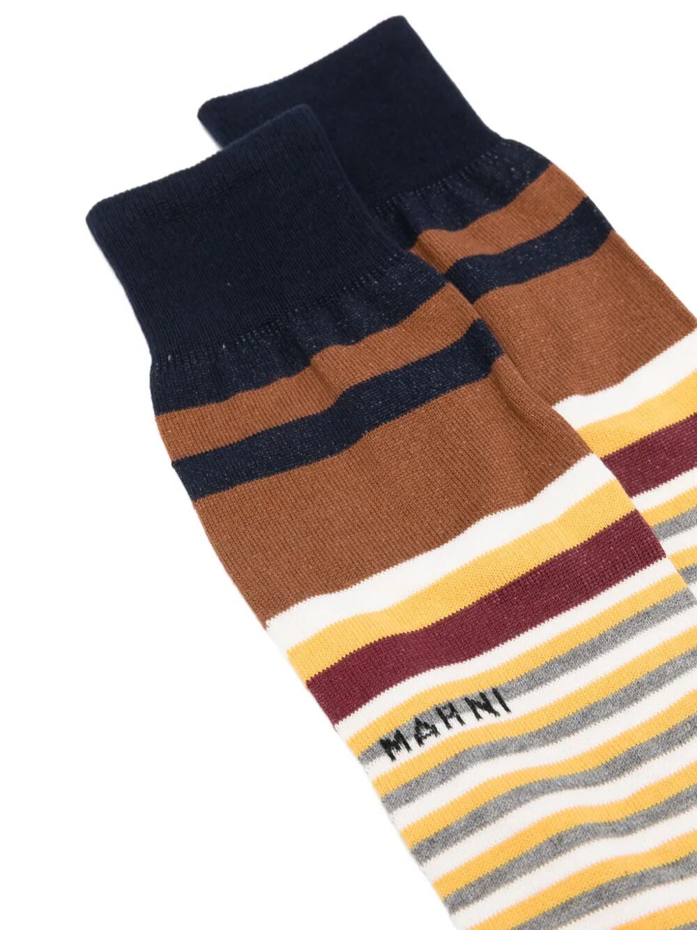 Marni Women Mixed Stripes Cotton Socks MARNI