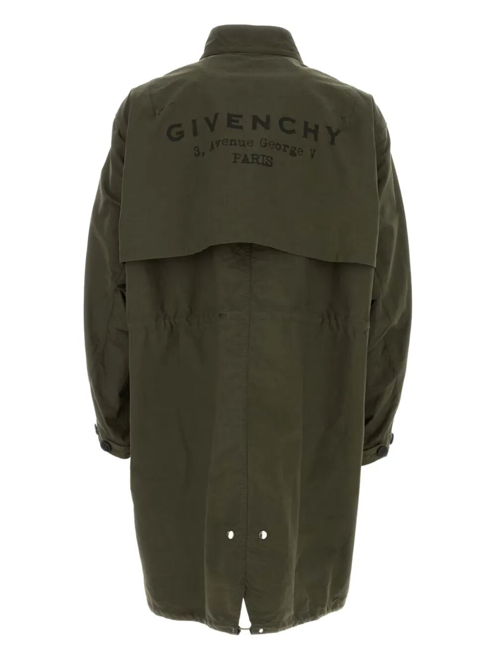 Givenchy Men Twisted Arm Cotton Parka GIVENCHY