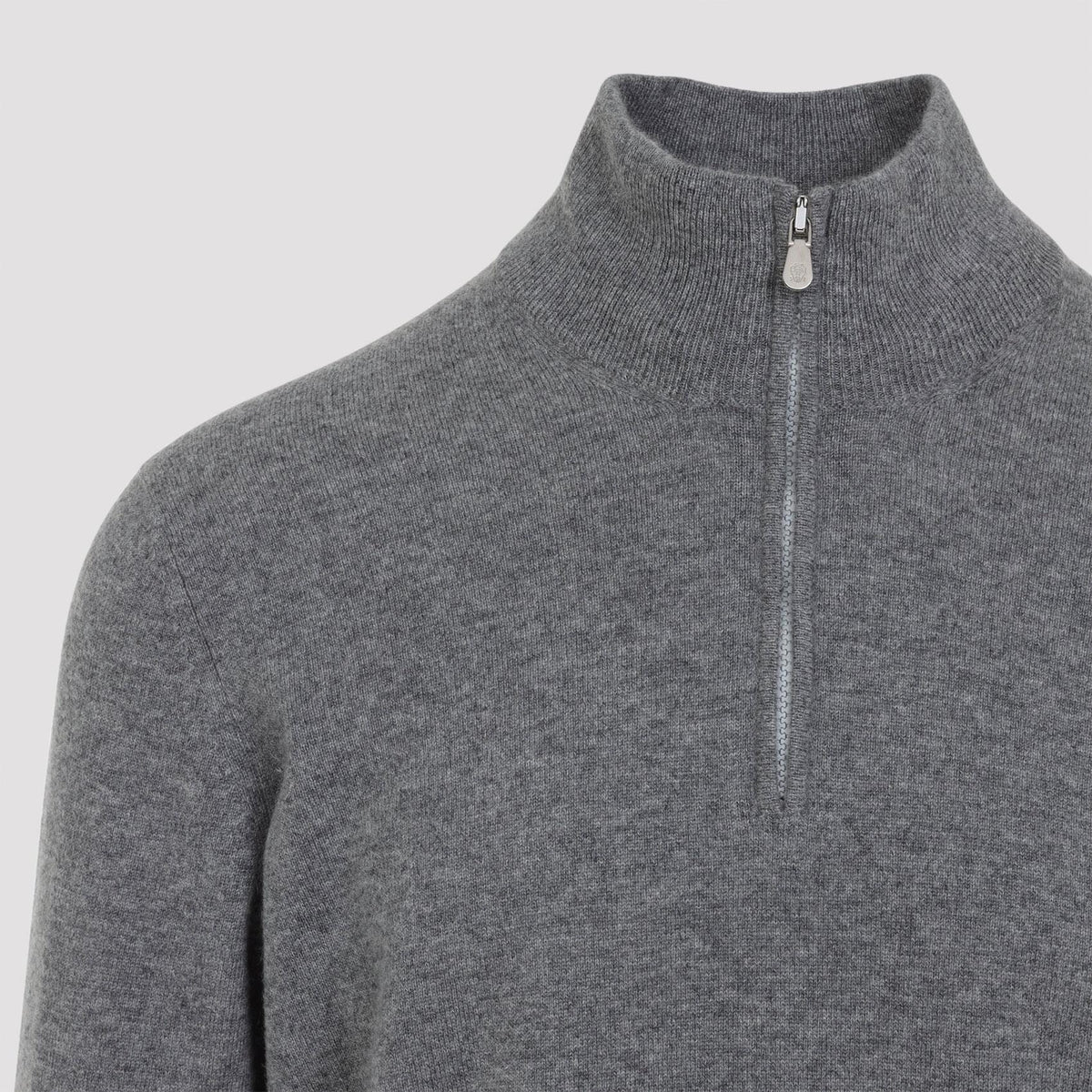 Brunello Cucinelli Half Zip Cashmere Sweater Men BRUNELLO CUCINELLI