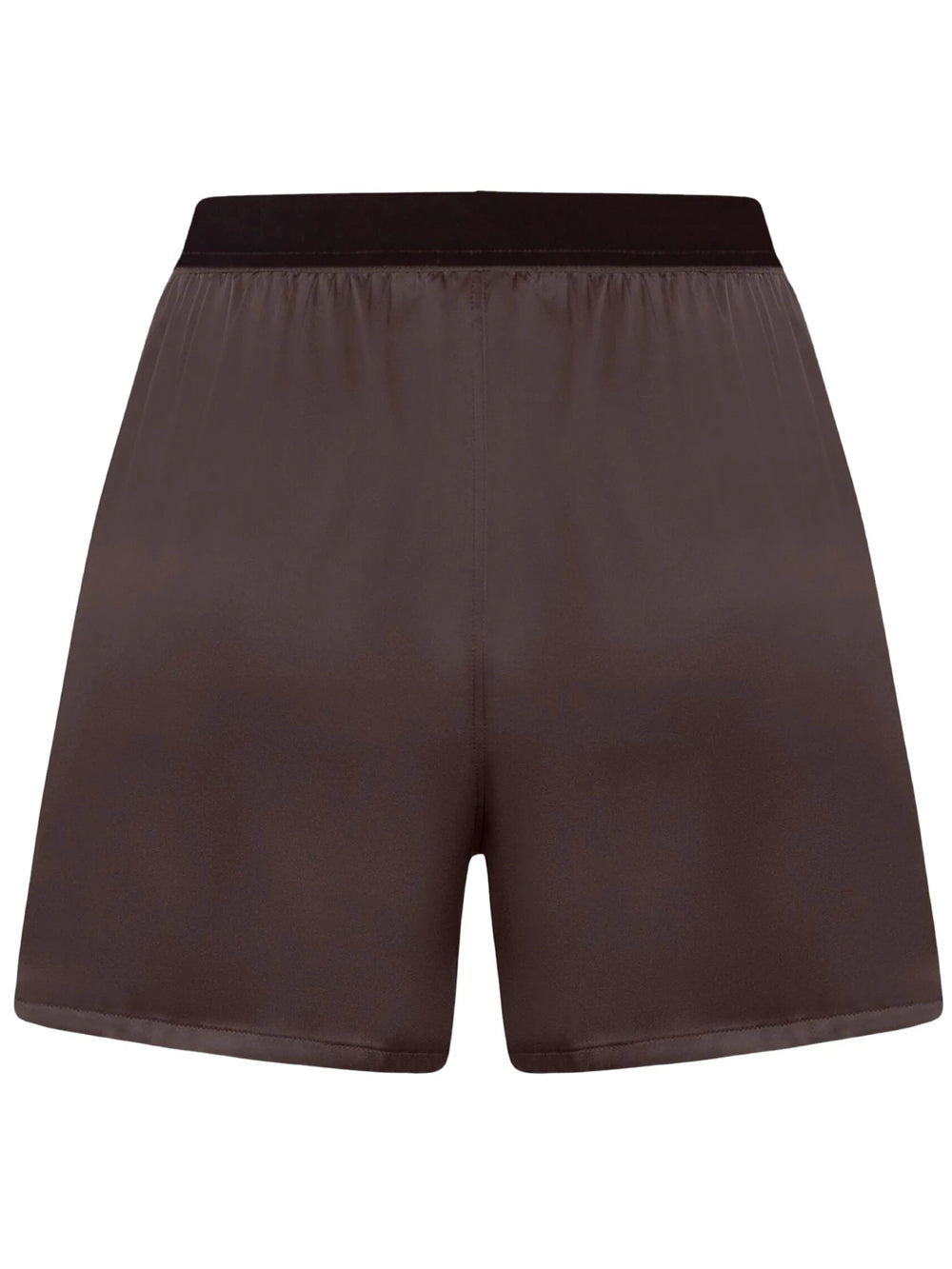 Tom Ford Women Logo-Waistband Silk Shorts TOM FORD