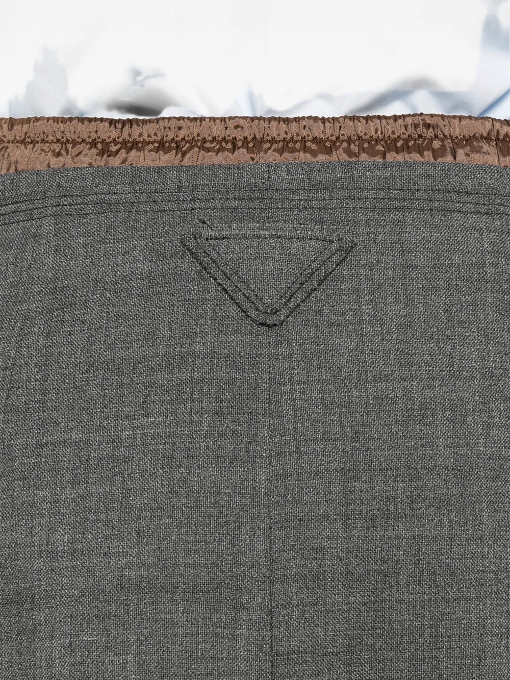 Prada Women Pleated Wool Midi Skirt PRADA