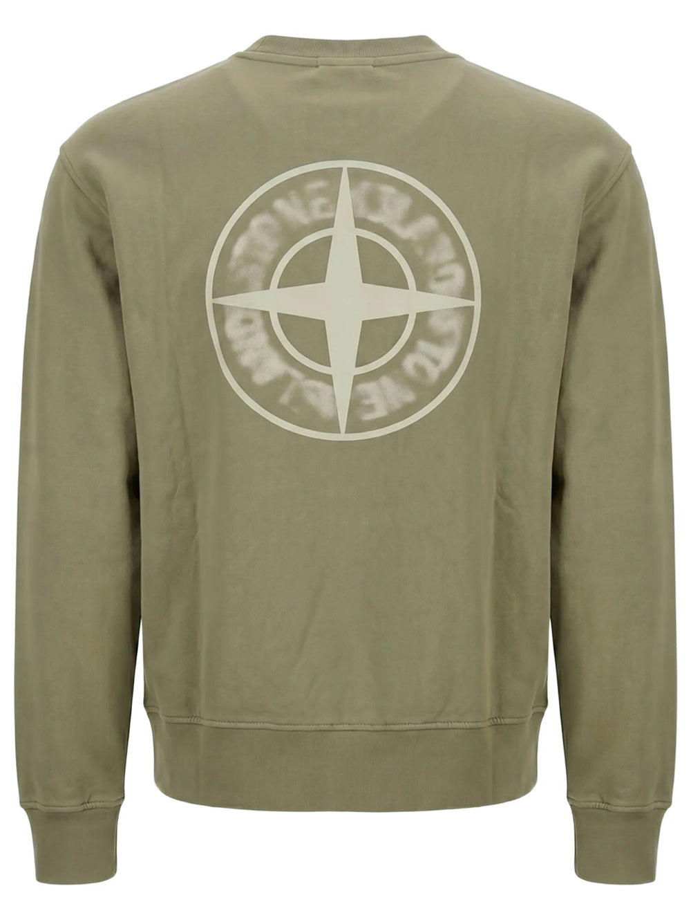 Stone Island Men Oversized-Fit Crewneck Sweatshirt With `Blurred Compass` Print STONE ISLAND