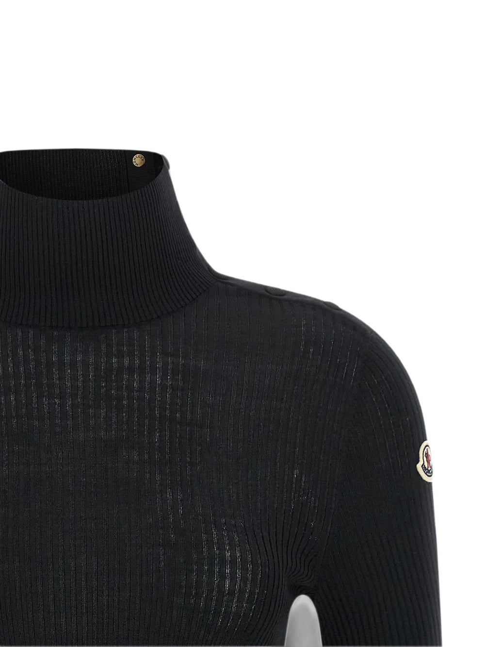 Moncler Women Maglione In Lana Lavorata A Trama MONCLER