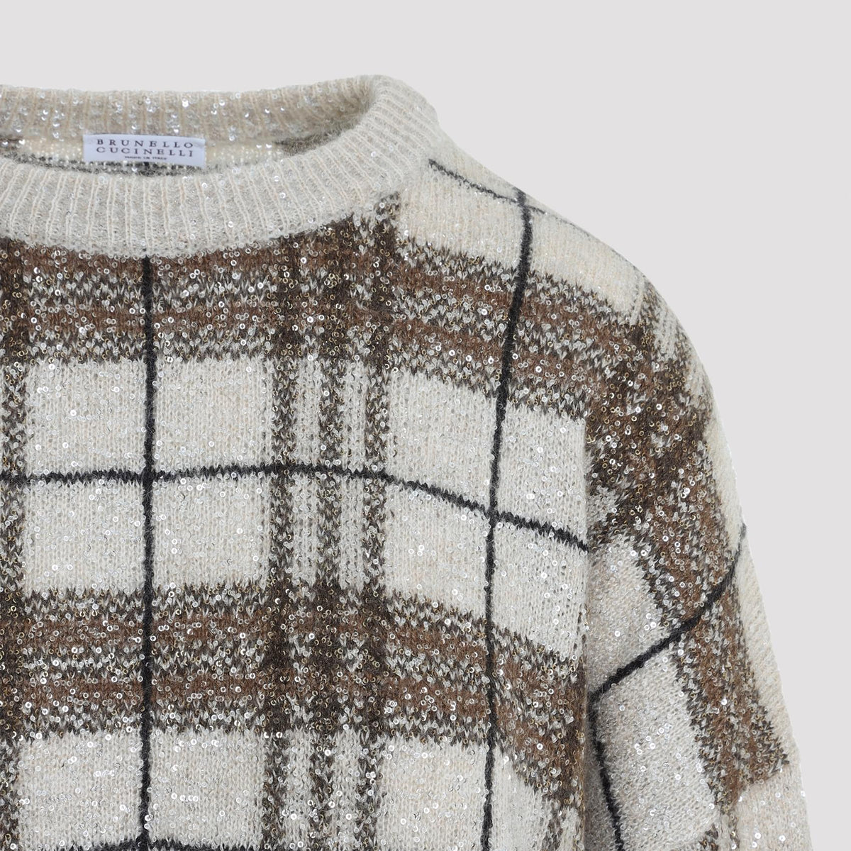 Brunello Cucinelli Check Sweater Women BRUNELLO CUCINELLI