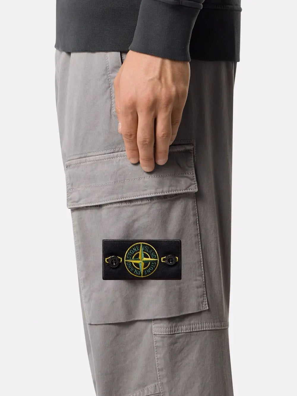 Stone Island Men Garment Dyed `Old` Pants STONE ISLAND