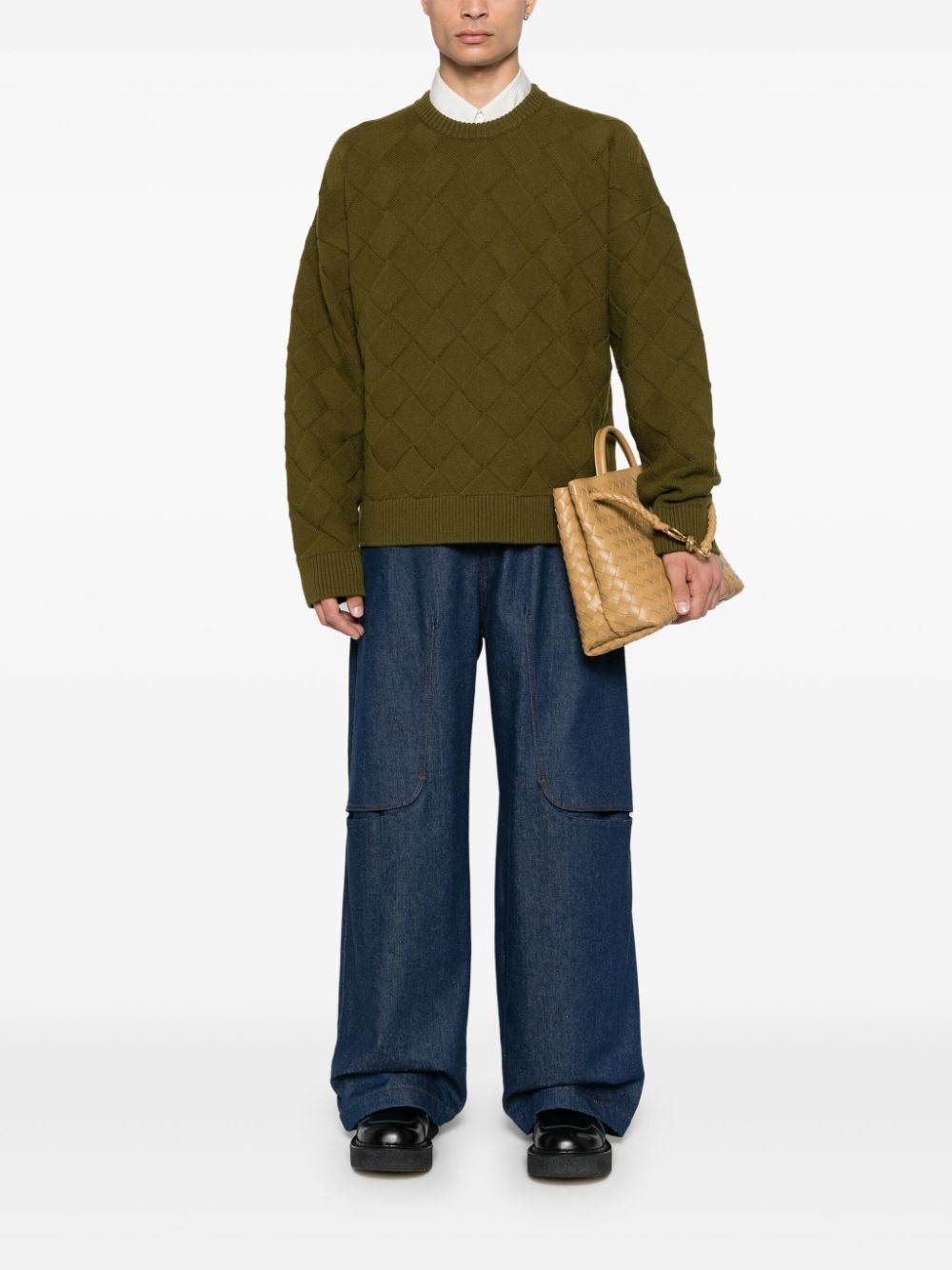 Bottega Veneta Men Crew Neck Sweater BOTTEGA VENETA