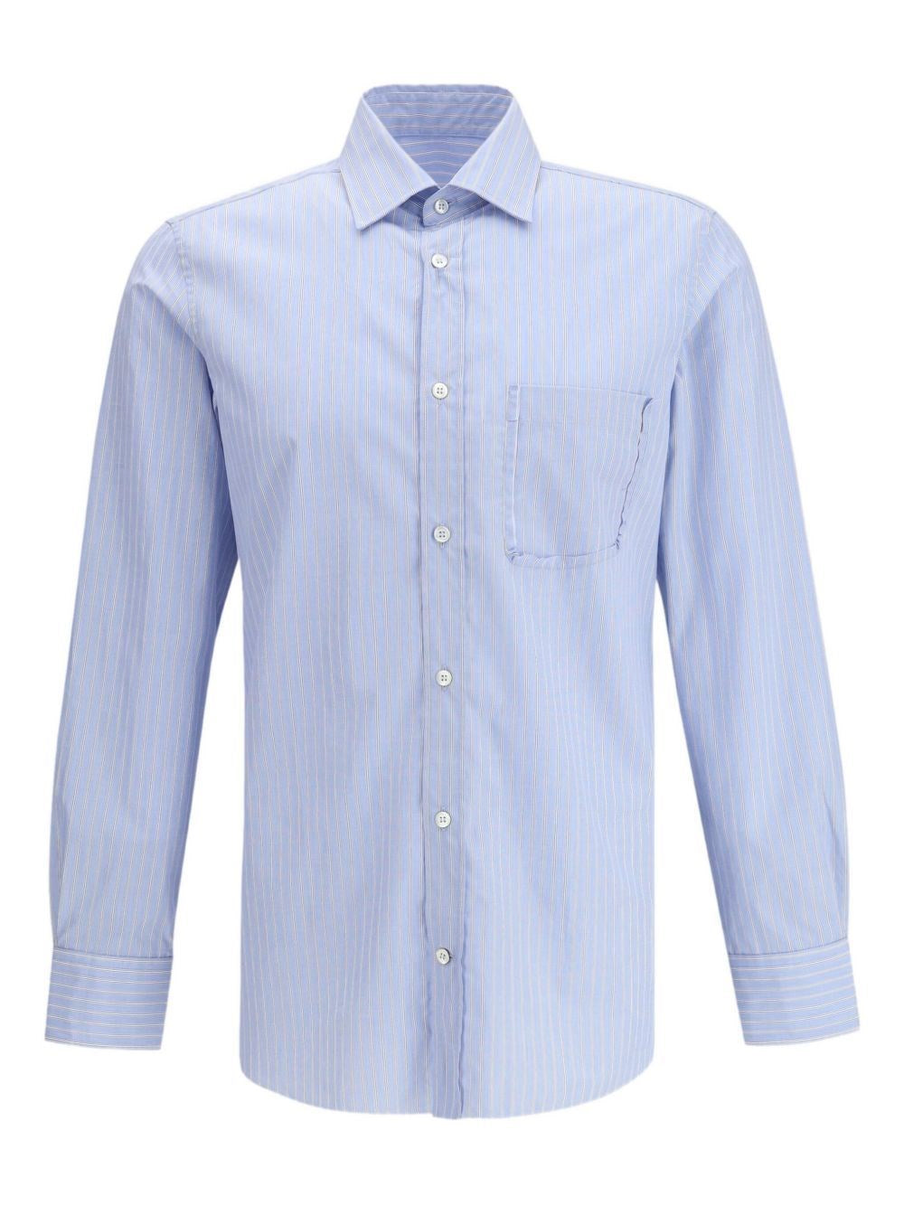 Maison Margiela Men Tailored Striped Cotton Shirt MAISON MARGIELA