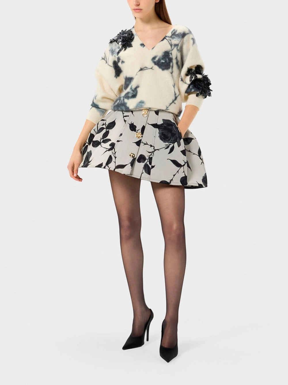 Blumarine Women Round Neck Sweater BLUMARINE