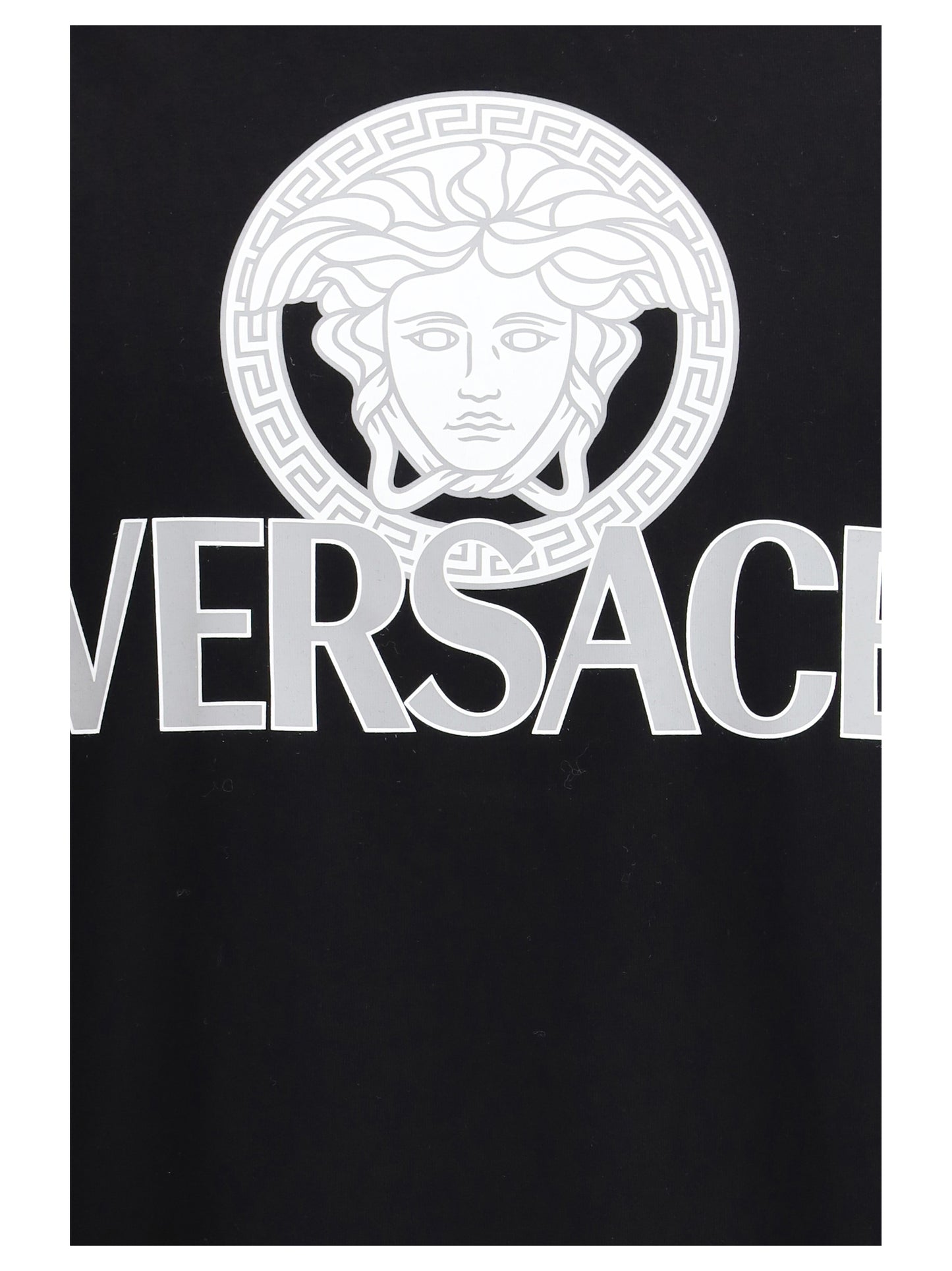 Versace Men Cotton T-Shirt With Logo VERSACE