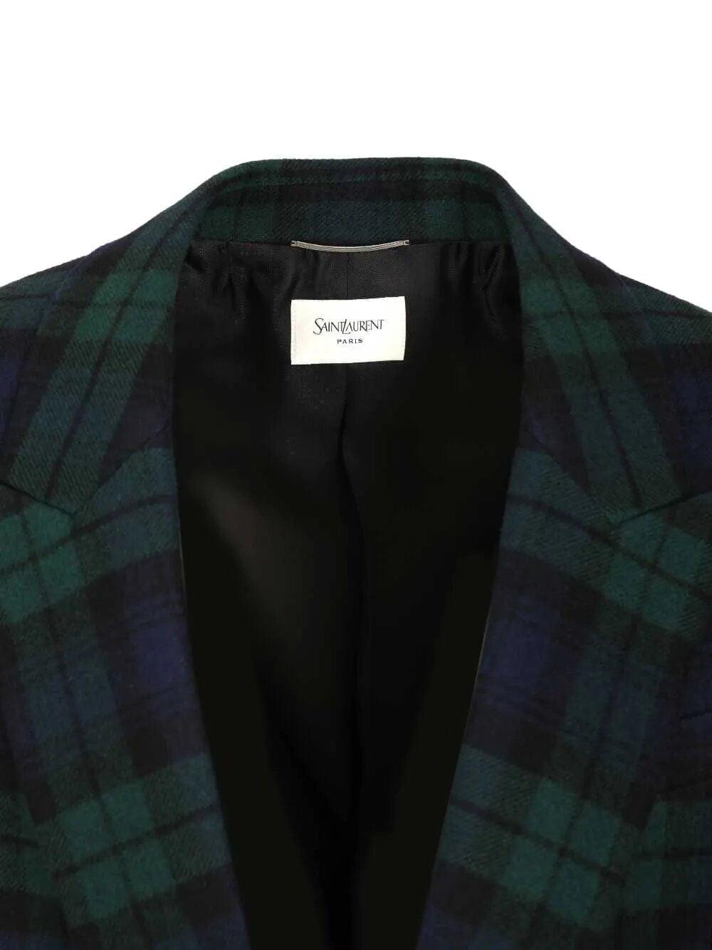 Saint Laurent Men Saint Laurent Men Tartan Jacket SAINT LAURENT