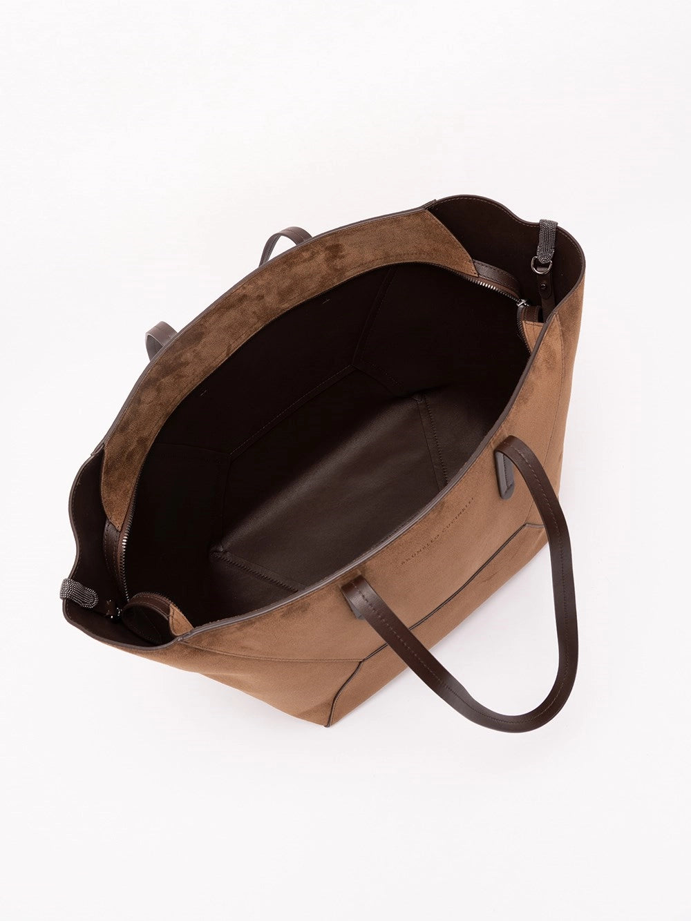 Brunello Cucinelli Women Bc Duo Bag In Suede With Monili BRUNELLO CUCINELLI