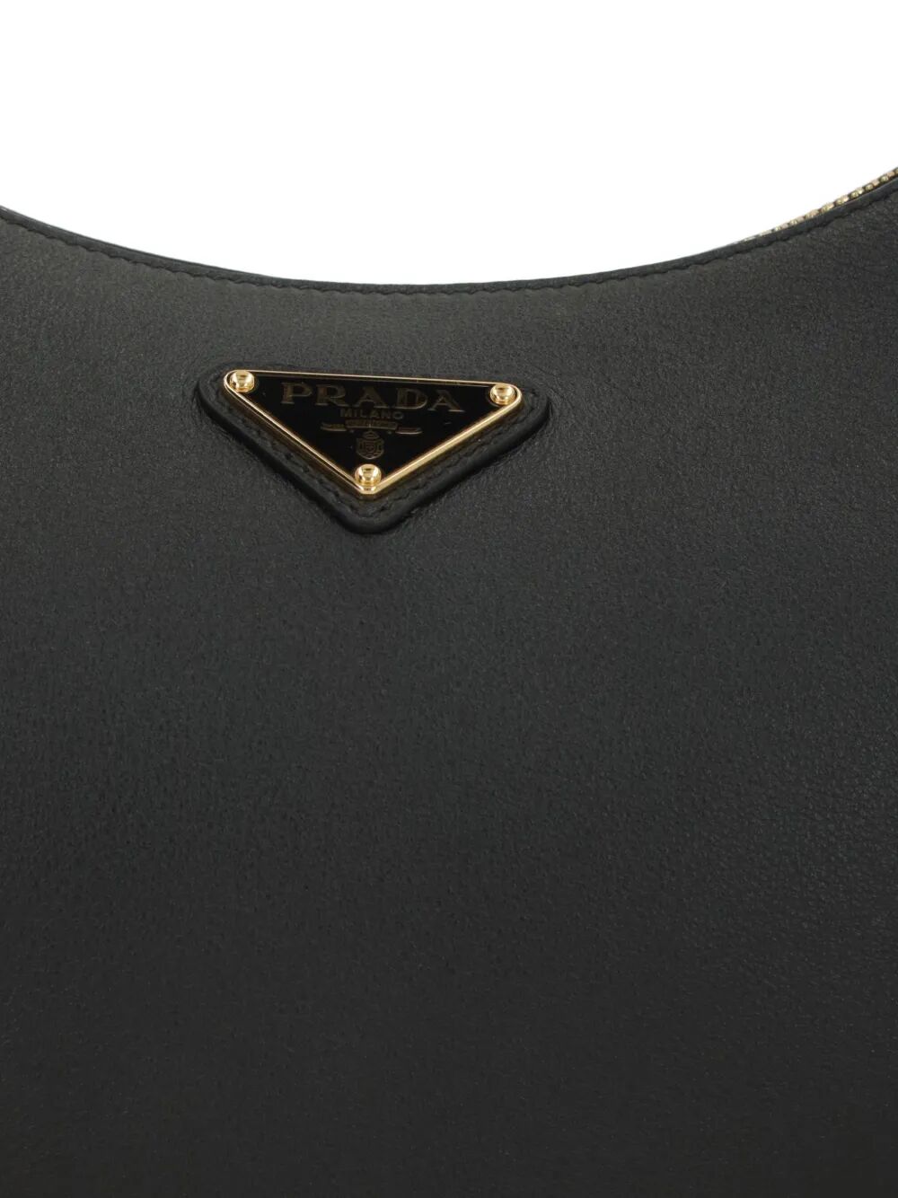 Prada Women Arqué Leather Shoulder Bag PRADA