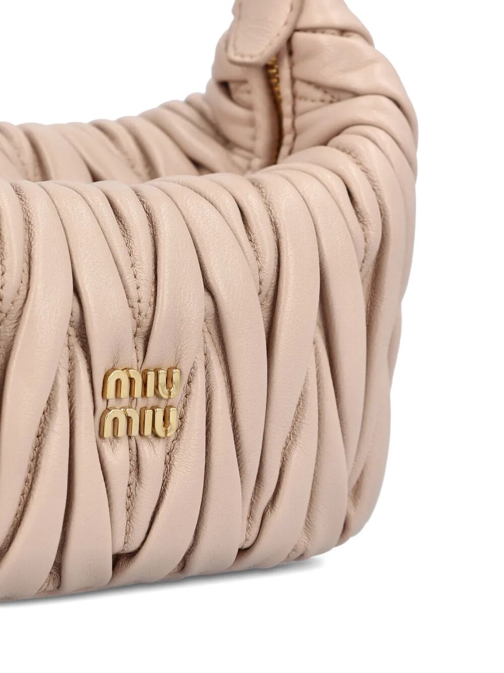 Miu Miu Women Matelassé Nappa Leather Pouch MIU MIU