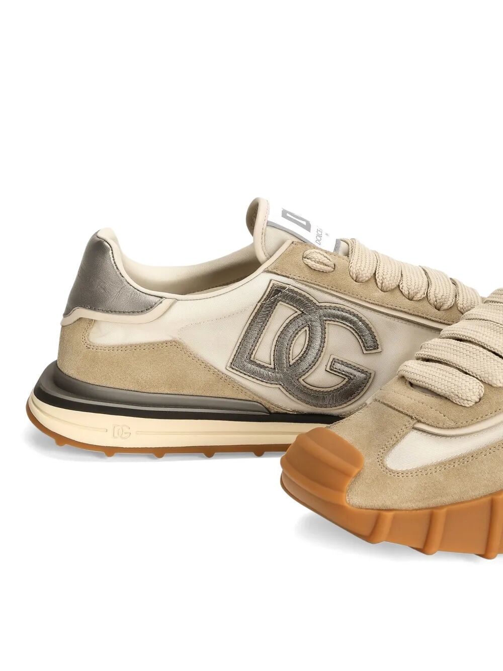 Dolce & Gabbana Men Dg Athletic Fabric And Suede Sneakers DOLCE & GABBANA