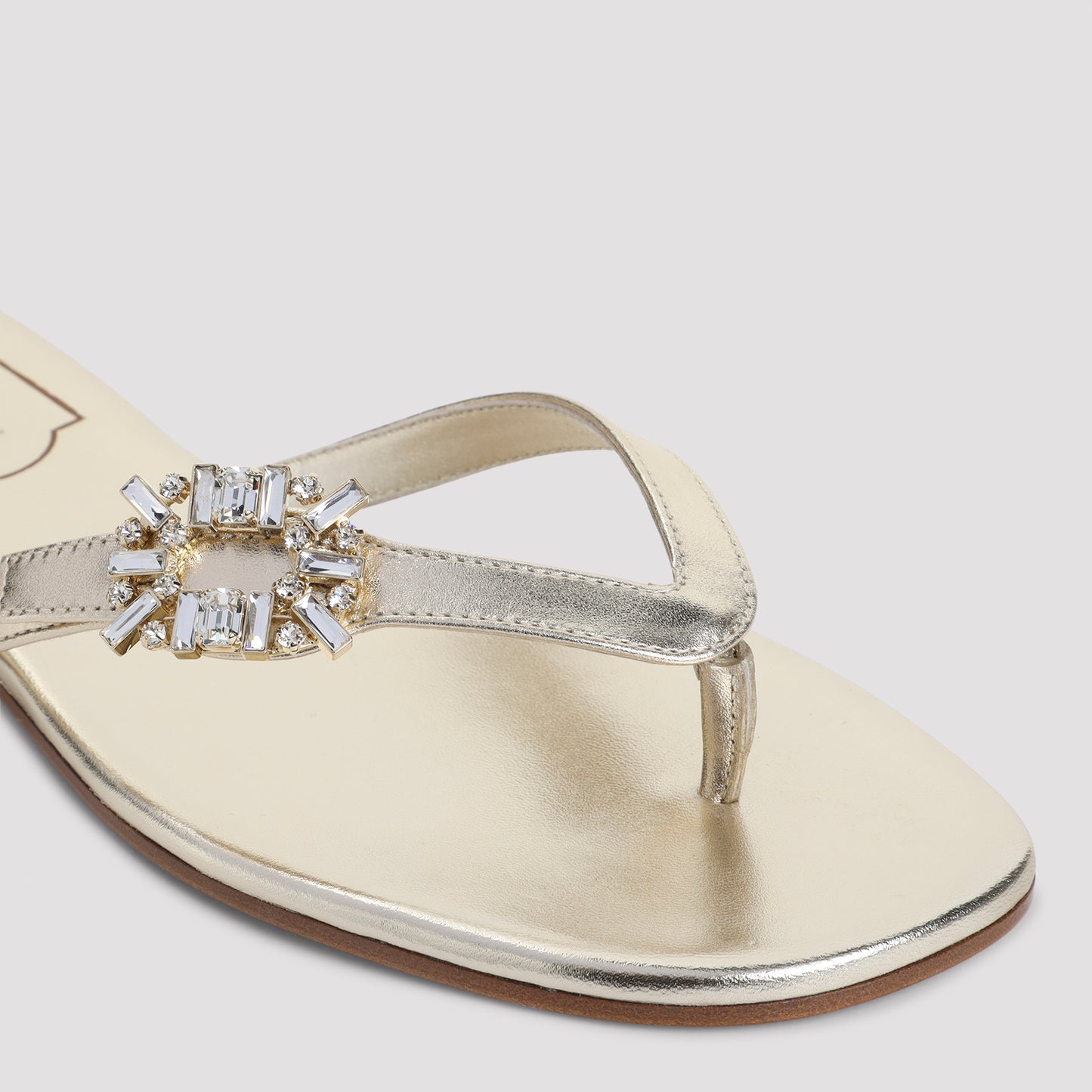 Roger Vivier Strass B Flip Flops Women ROGER VIVIER