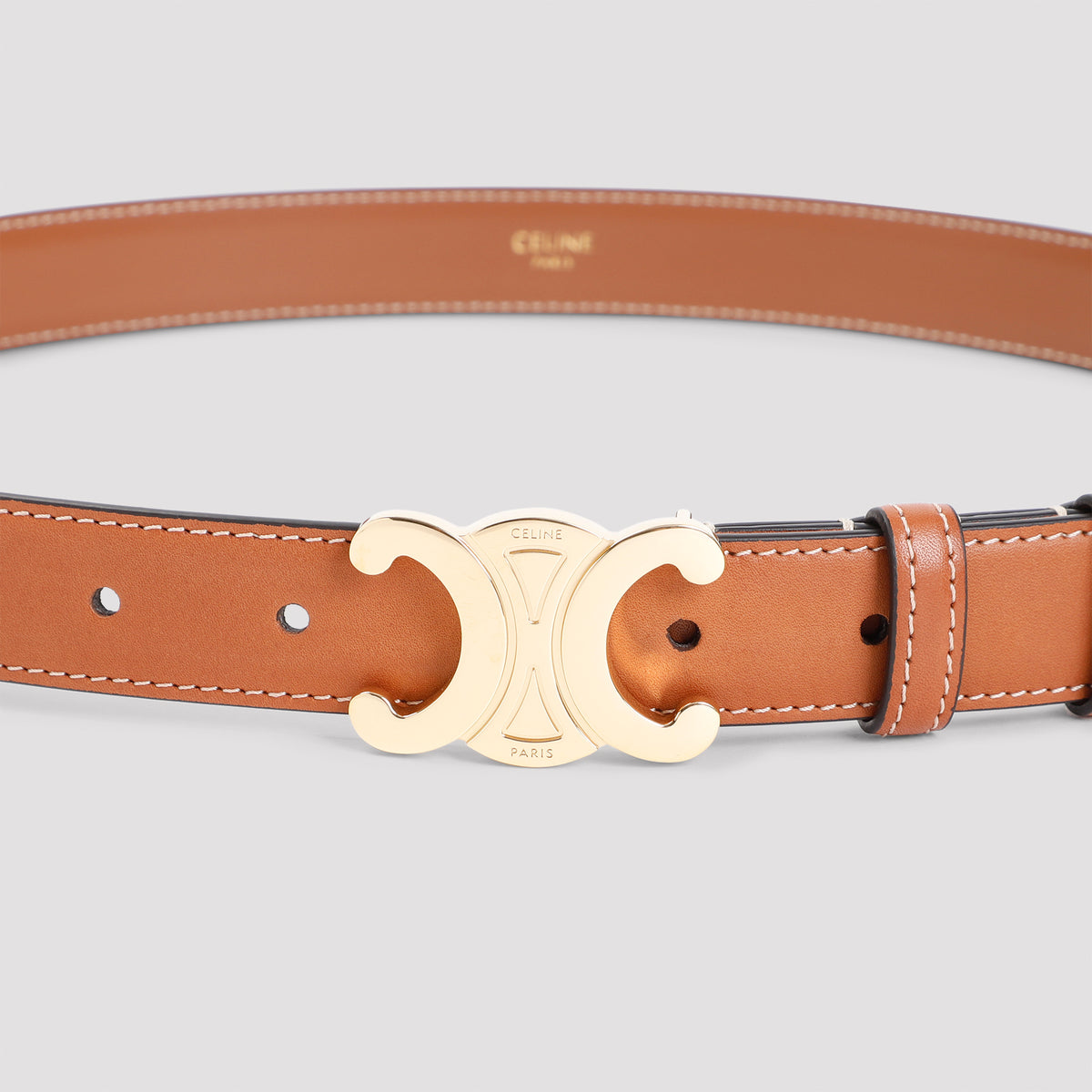 Celine Triomphe Leather Belt Women CELINE