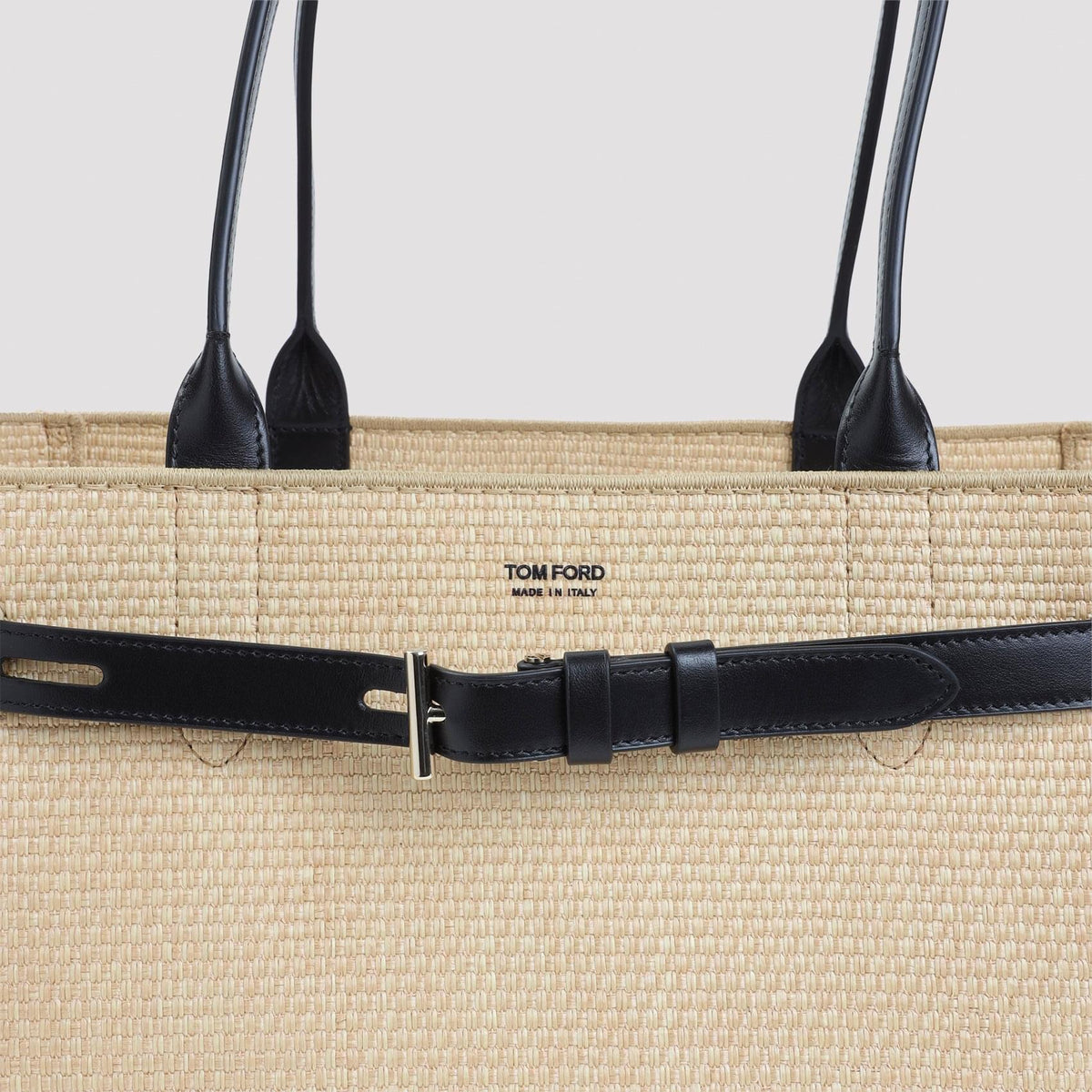 Raffia Smooth Calf Medium Tote Women.