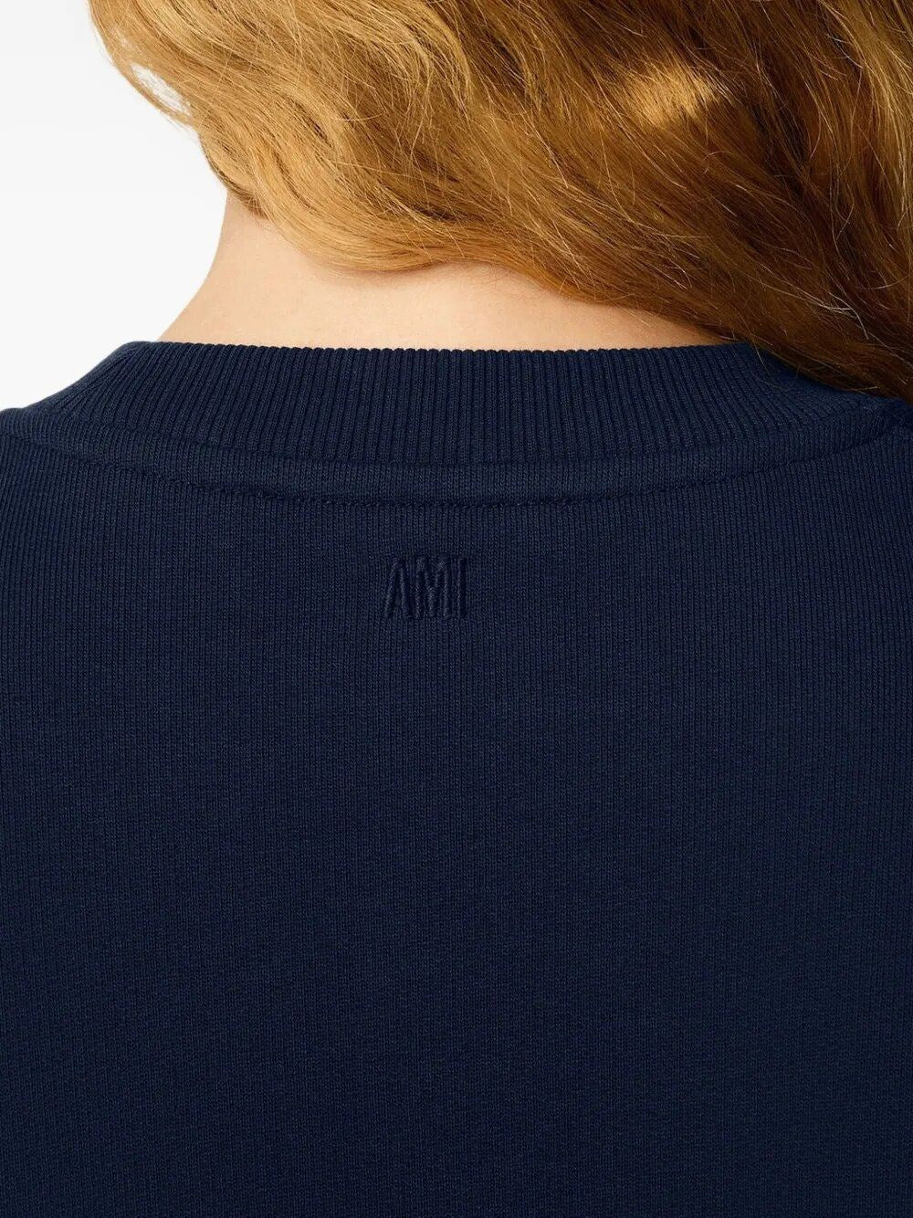 Ami Women Ribbed Sweatshirt AMI PARIS