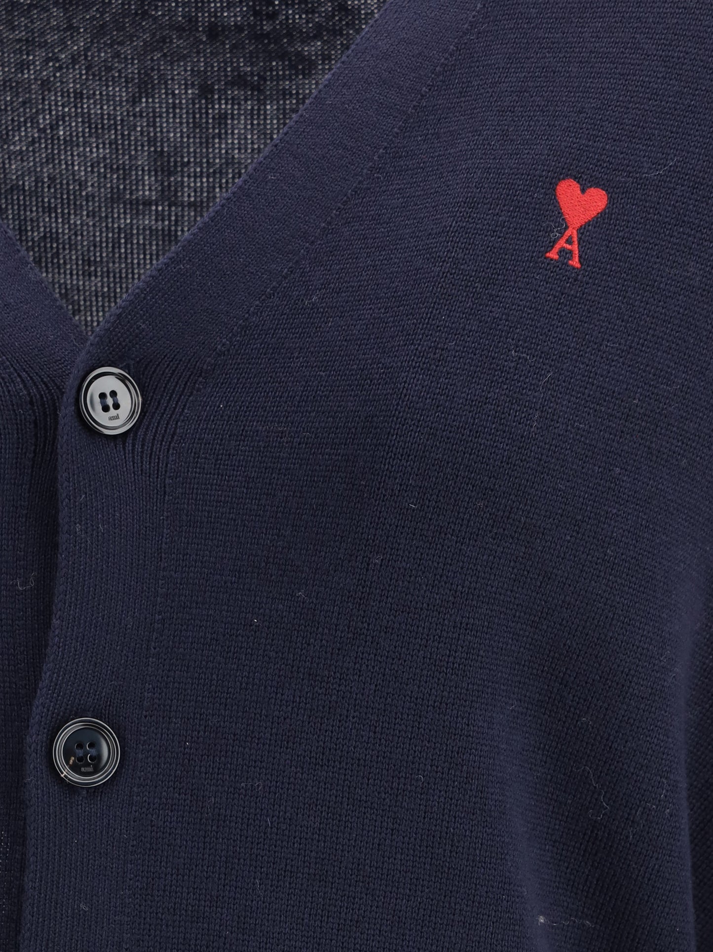 Ami Paris Men Ami De Coeur Cardigan AMI PARIS