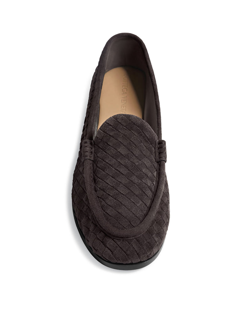Bottega Veneta Men Silenzio Suede Loafers BOTTEGA VENETA