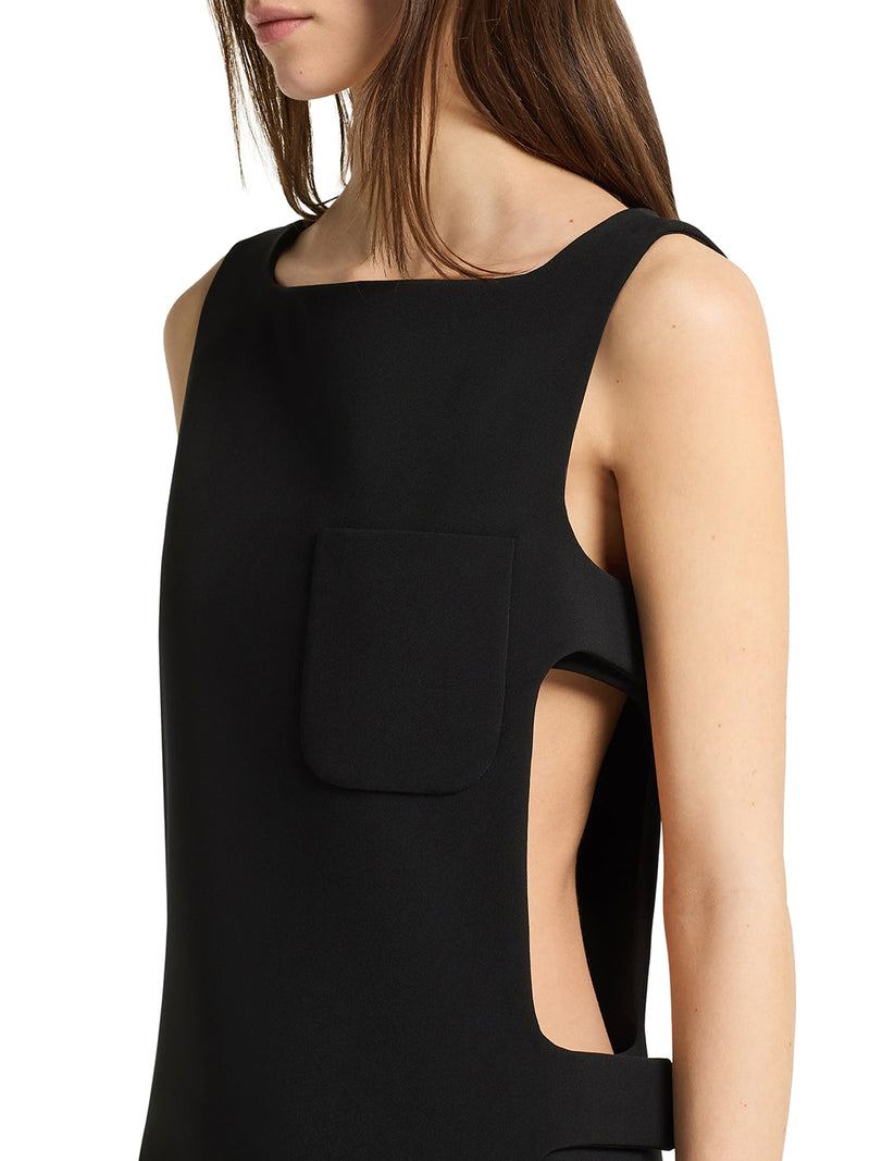 Courreges Women Cut-Out Crêpe Dress COURREGES