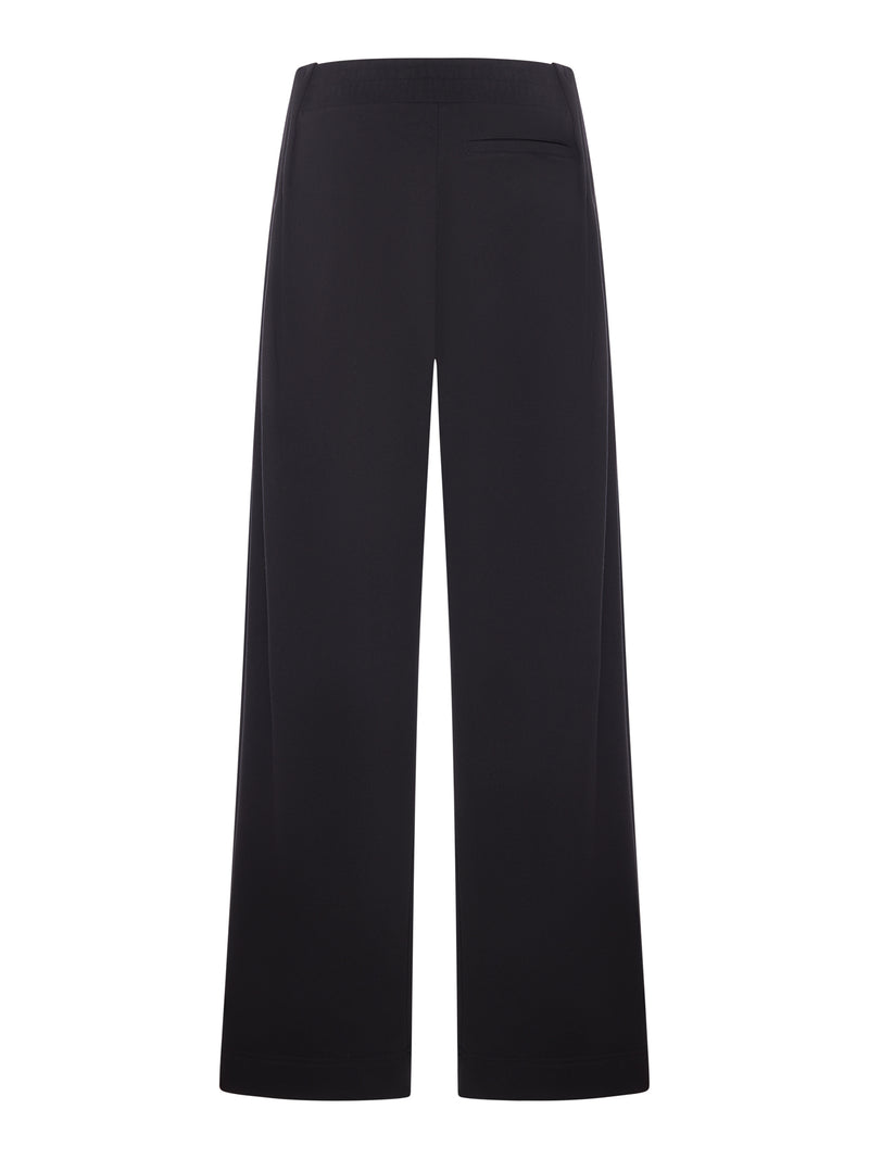 Dries Van Noten Women Black Wide Leg Pants DRIES VAN NOTEN