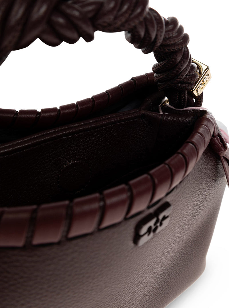 Ganni Women Small Bou Tressé Bag In Grained Leather GANNI