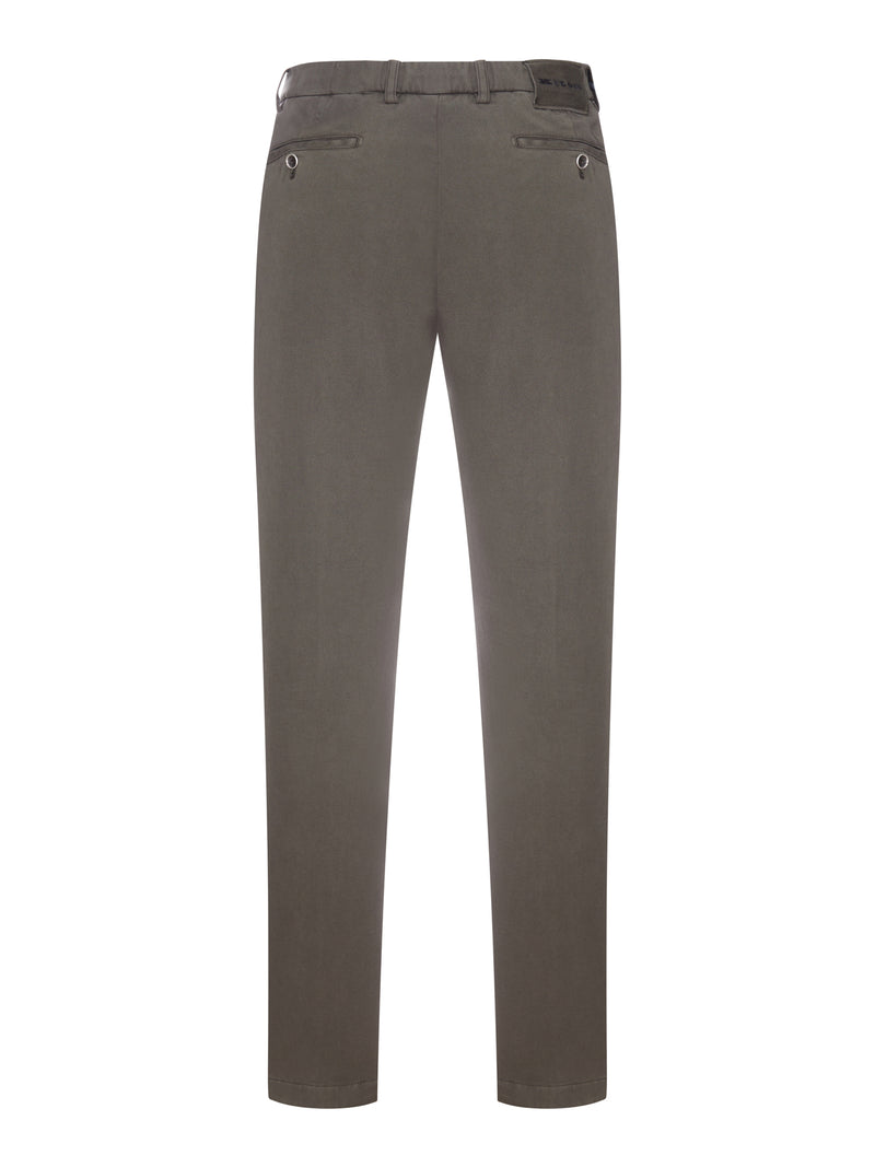 Kiton Men Slim-Fit Cotton Trousers KITON