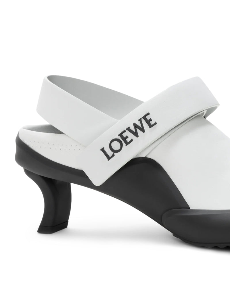 Loewe Women Dive Slingbacks In Stretch Calfskin LOEWE