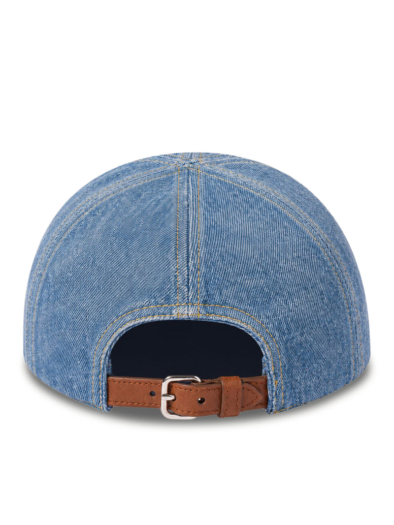 Miu Miu Women Washed Denim Baseball Cap MIU MIU